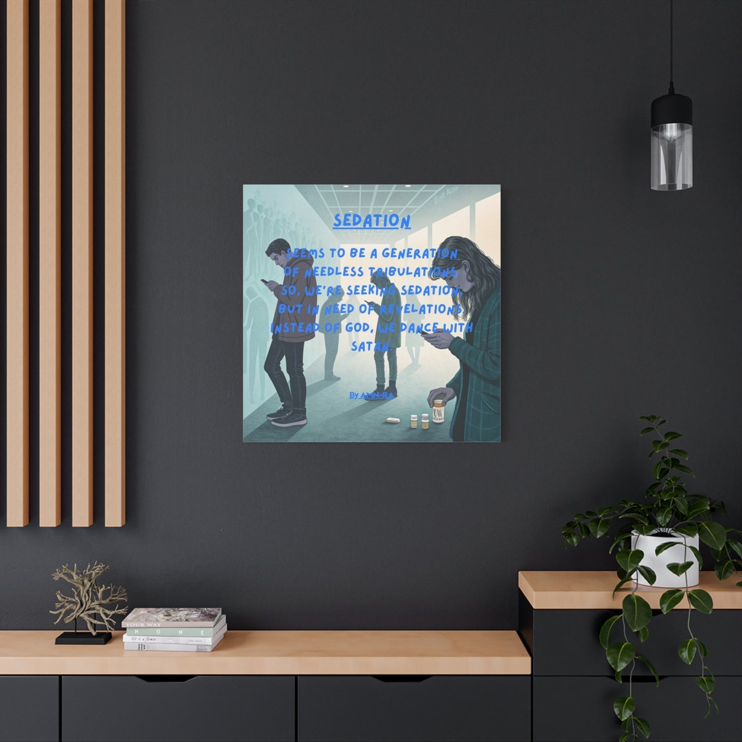 Canvas Poster - Full Color "Sedation" by AMN_RA