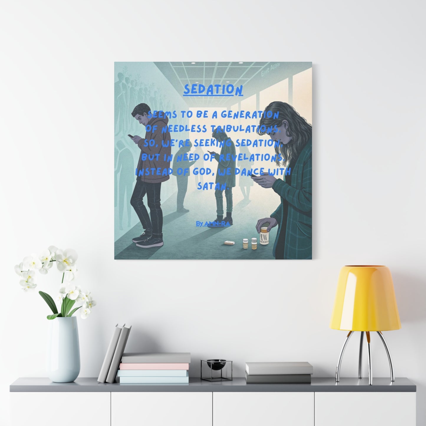 Canvas Poster - Full Color "Sedation" by AMN_RA