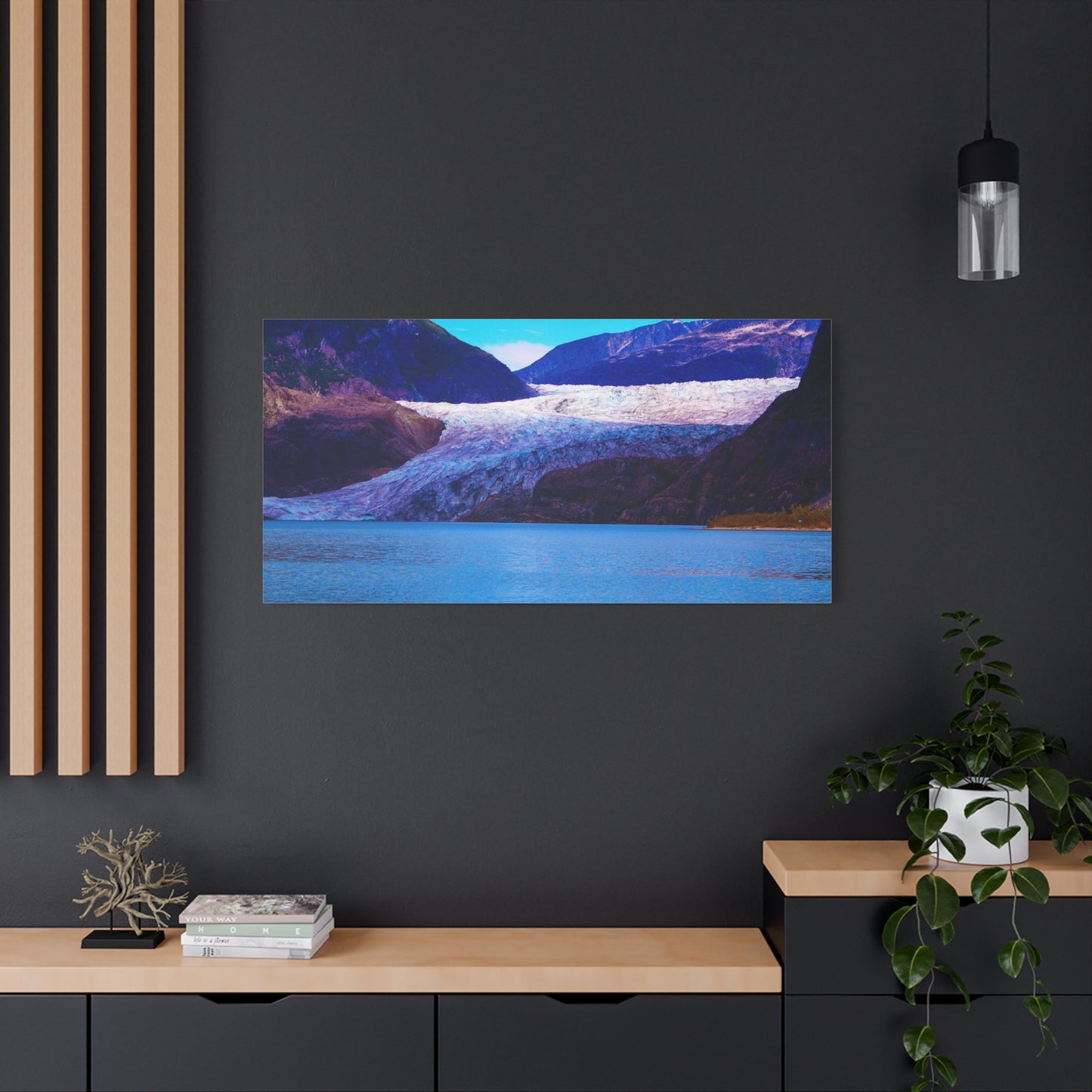 Canvas Print - Gorgeous Glacier Photo