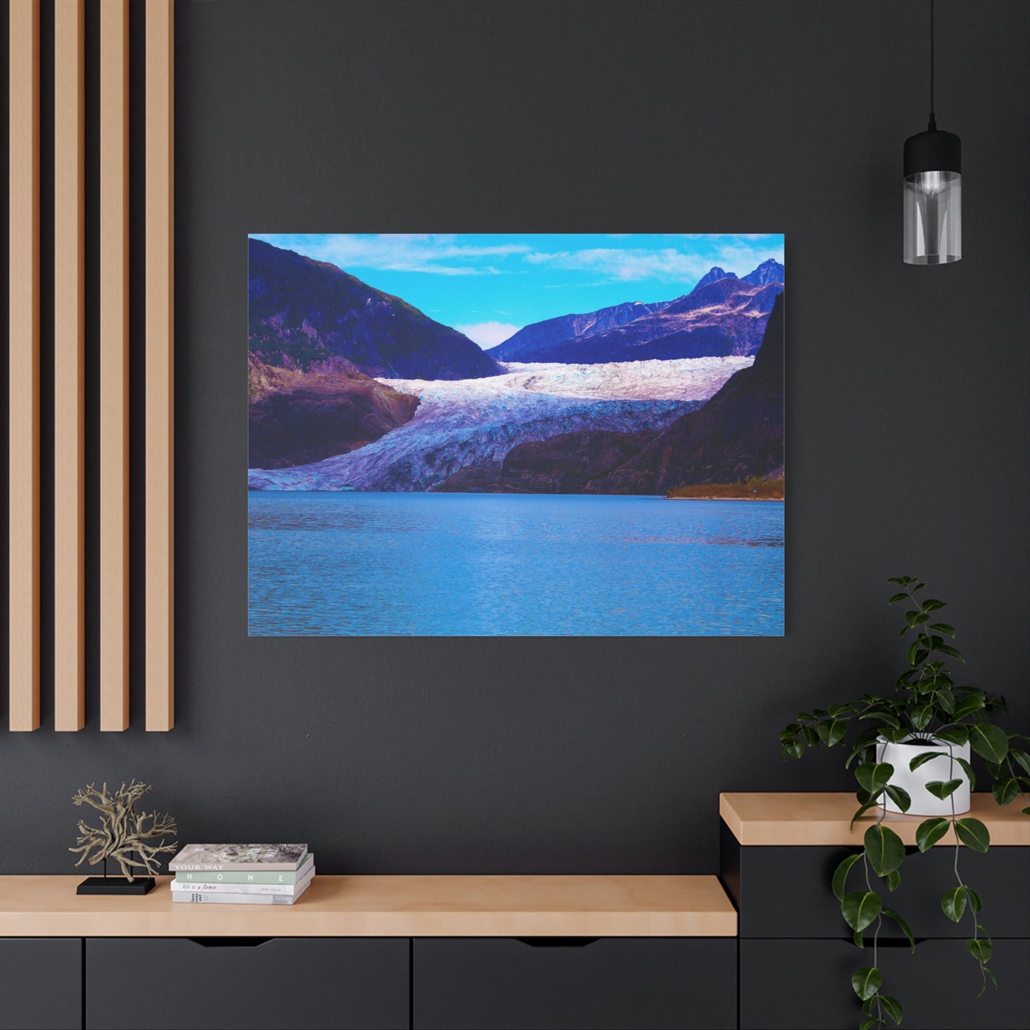 Canvas Print - Gorgeous Glacier Photo