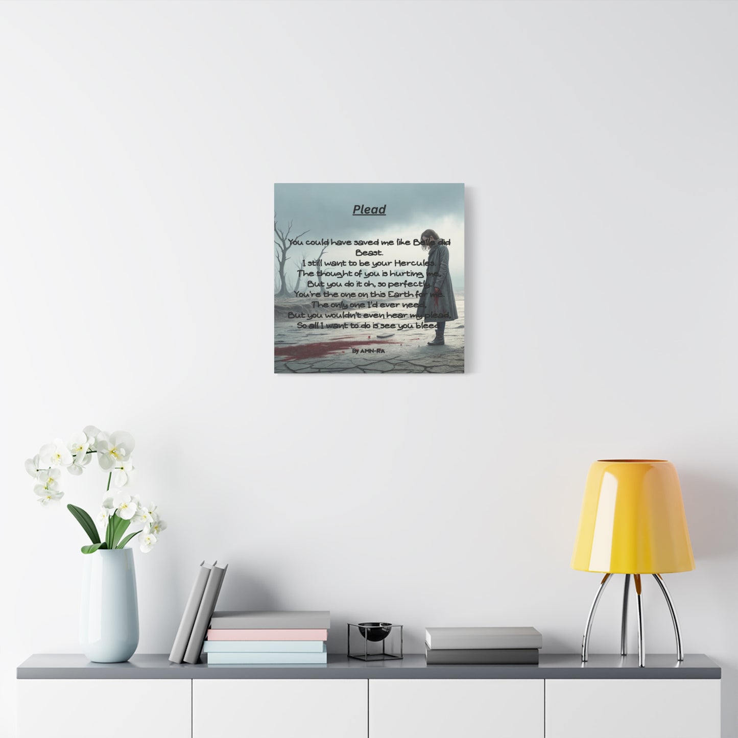Canvas Poster - Full Color "Plead" by AMN_RA