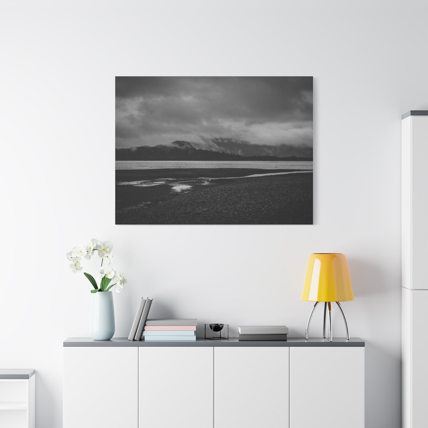 Canvas Print - Foggy Lake Photography