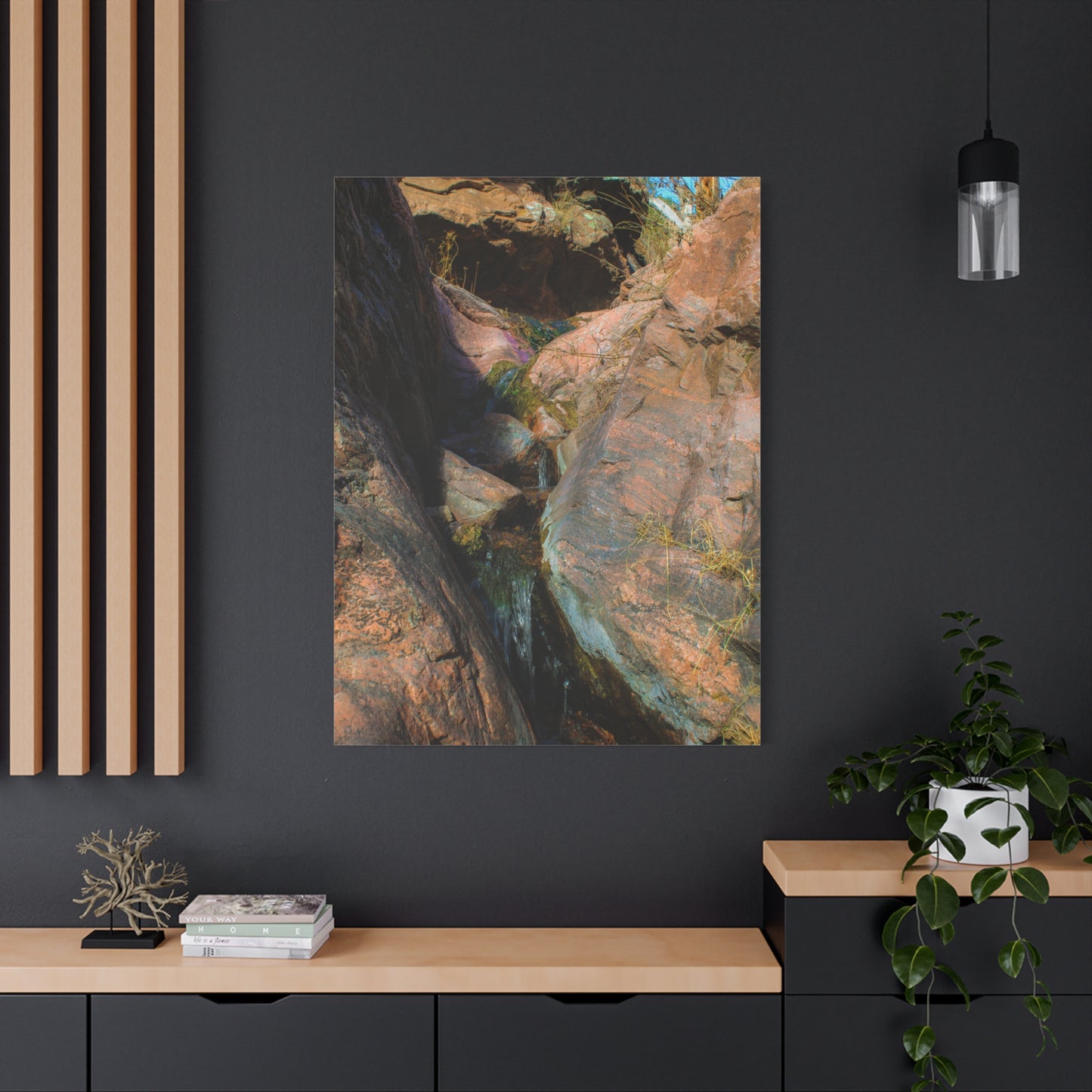 Canvas Print Small Waterfall