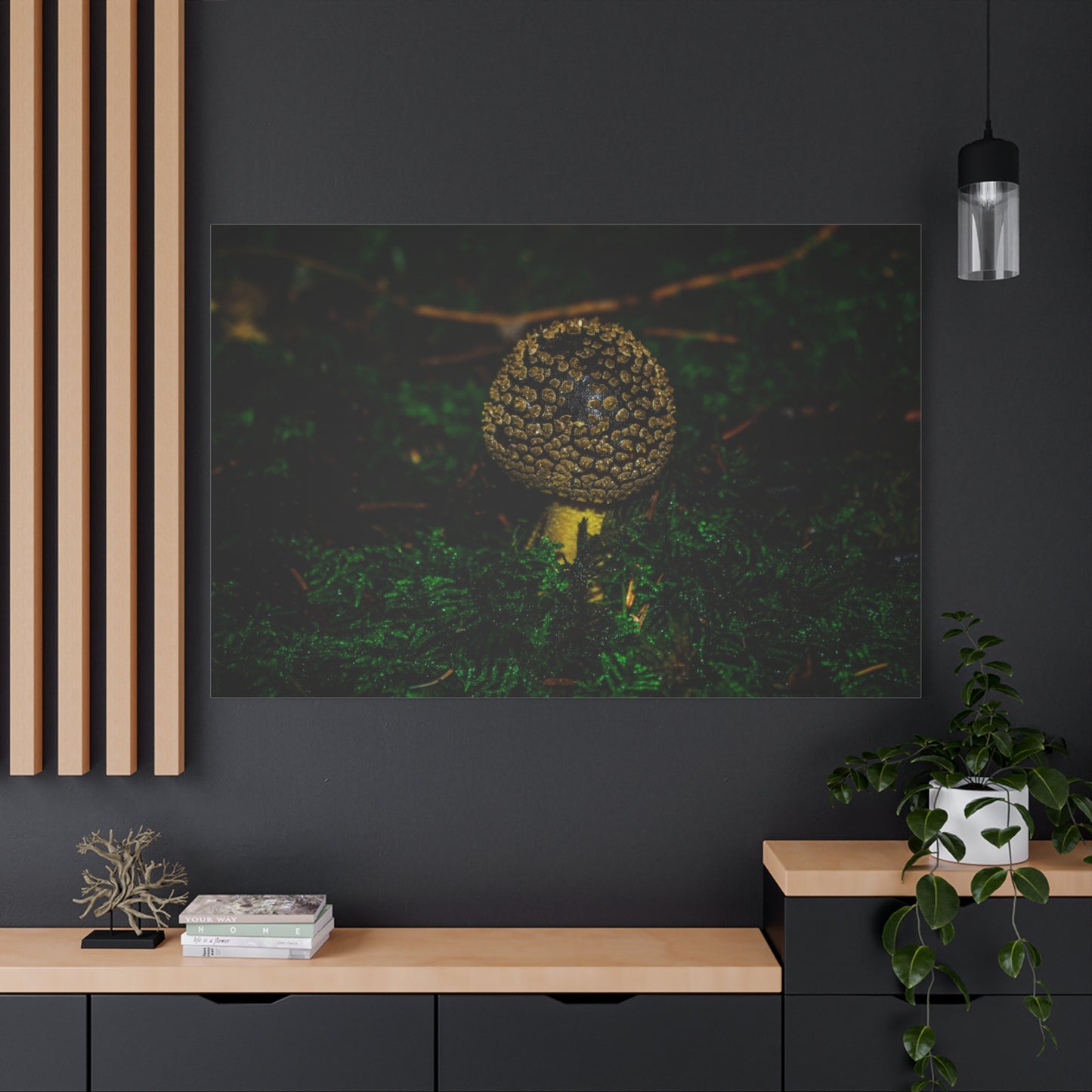 Canvas Print - Micro Mushroom Design