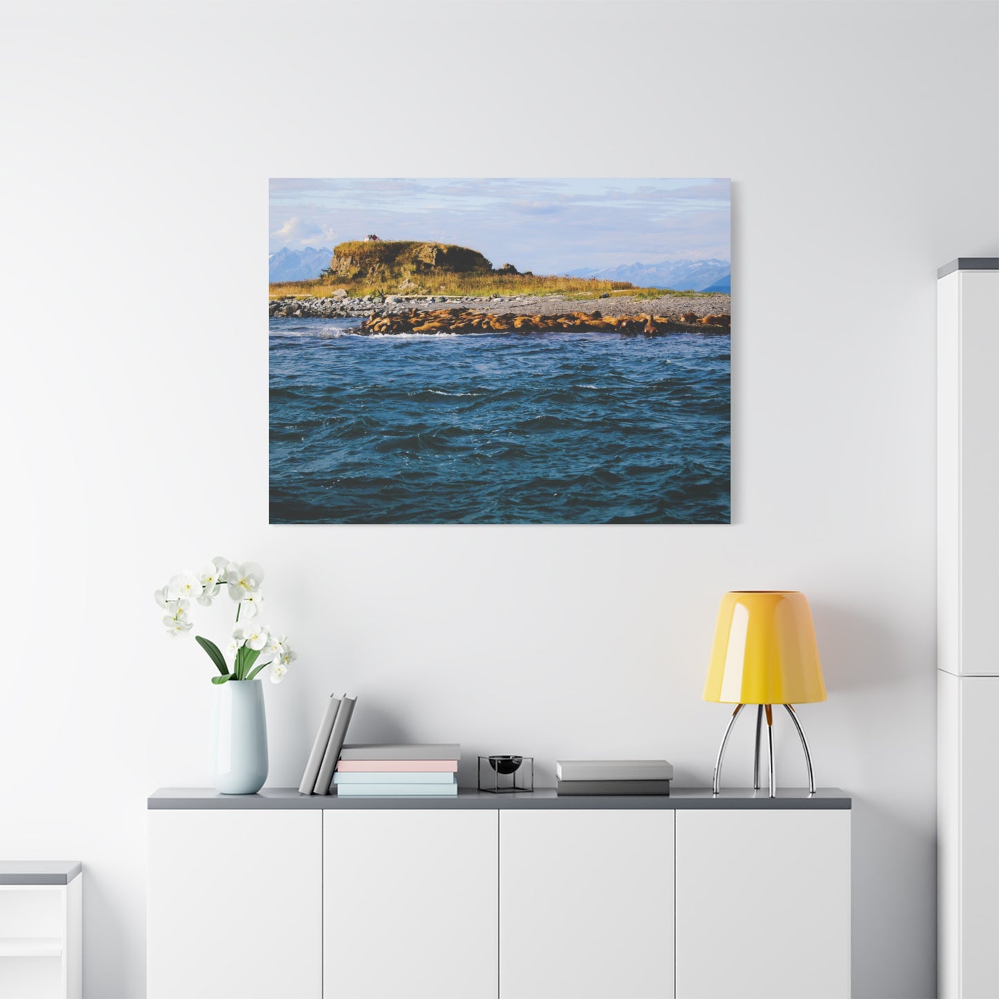 Canvas Print - Photo of Seal Island