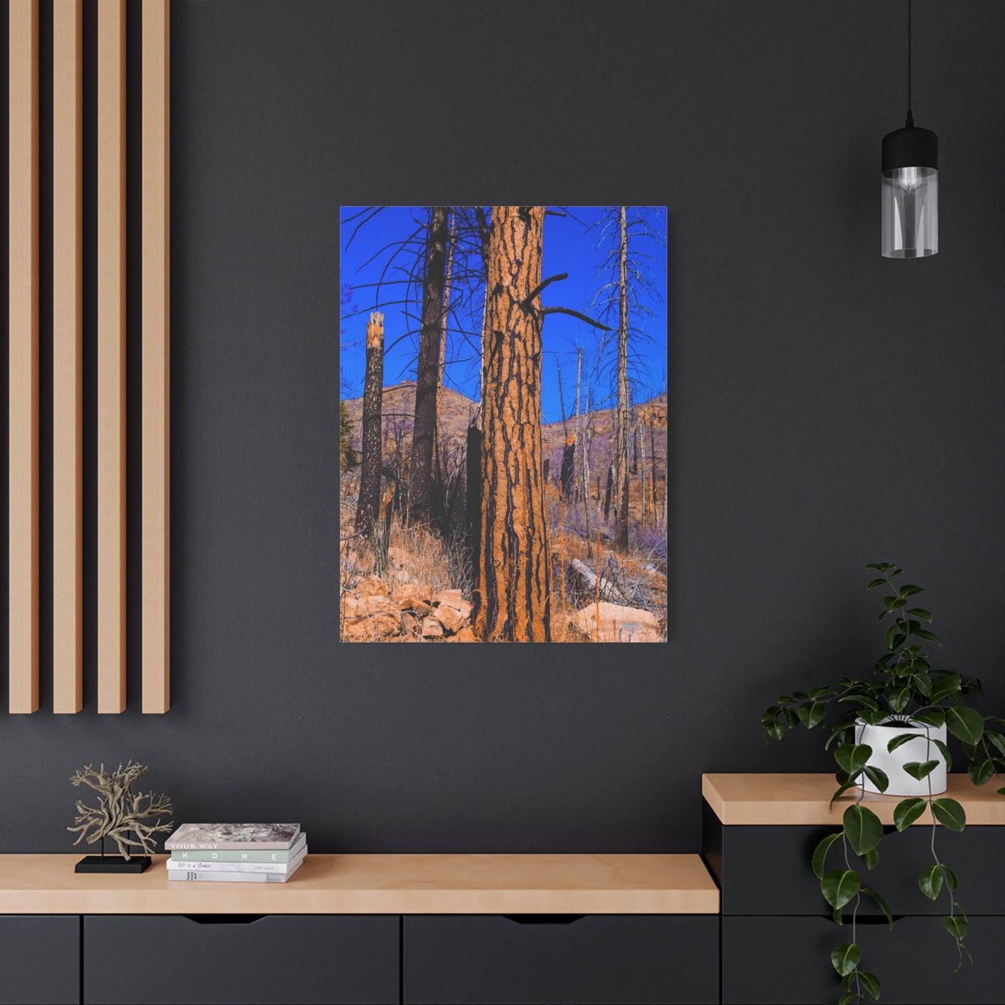Canvas Print - Thunder Struck Tree Photo