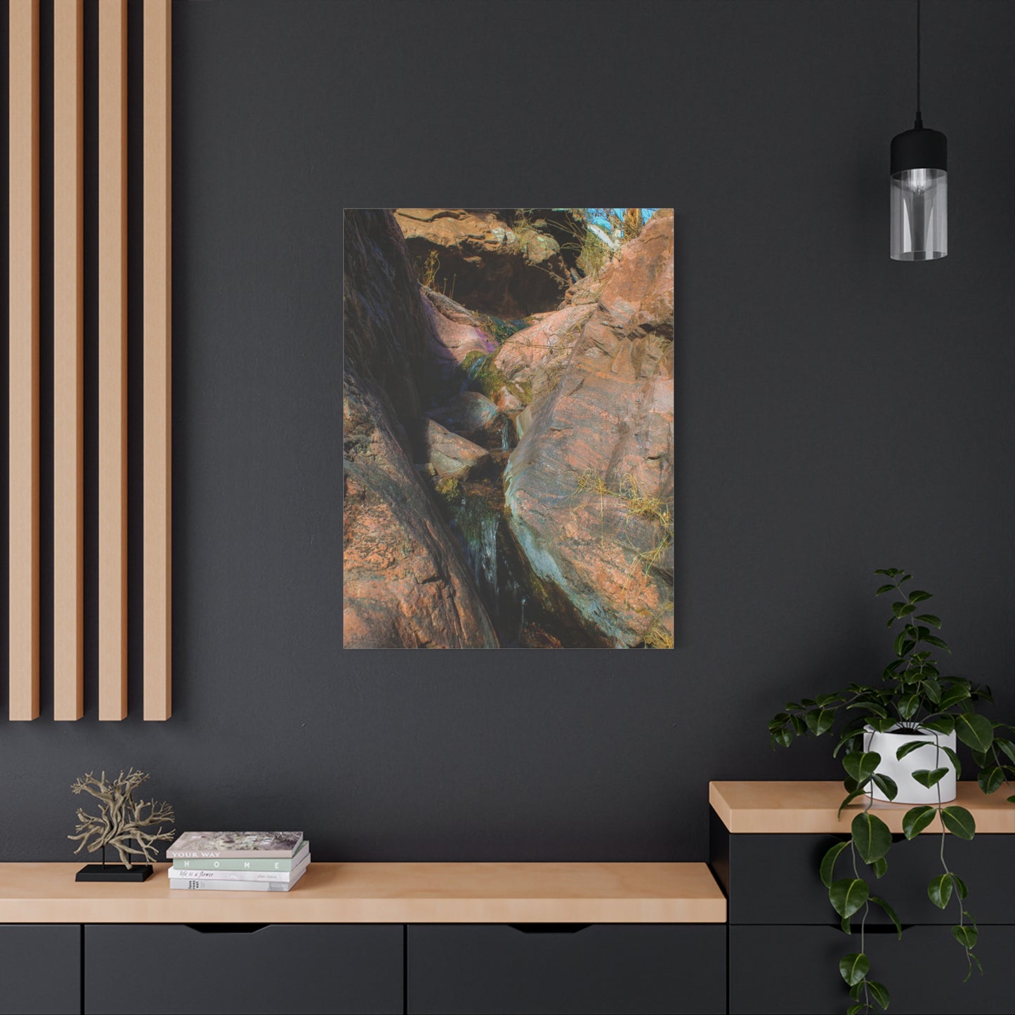 Canvas Print Small Waterfall