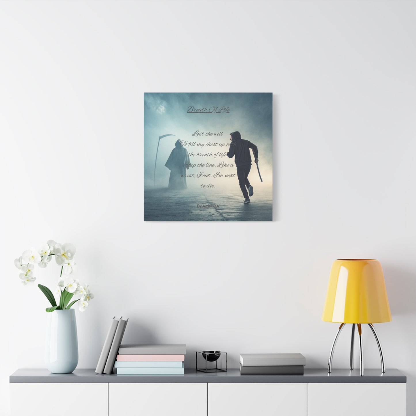 Canvas Poster - Full Color "Breath Of Life" by AMN_RA