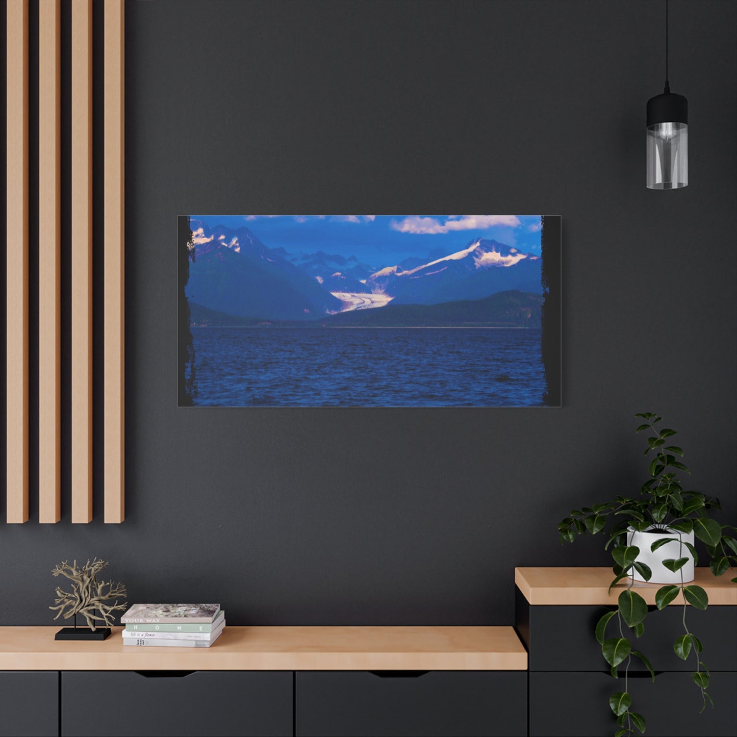 Canvas Print Distant Glacier Photography