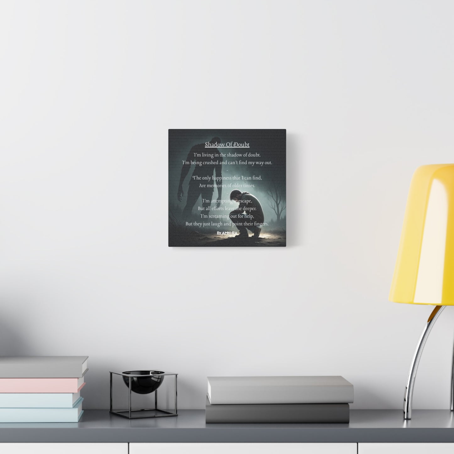 Canvas Poster - Full Color "Shadow Of Doubt" by AMN_RA