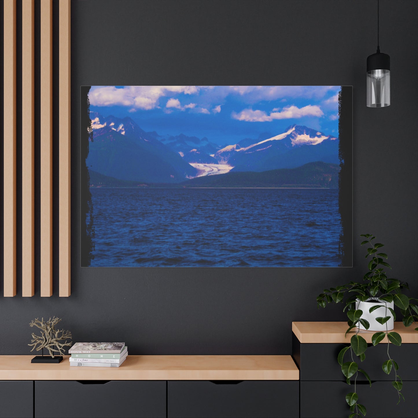 Canvas Print Distant Glacier Photography