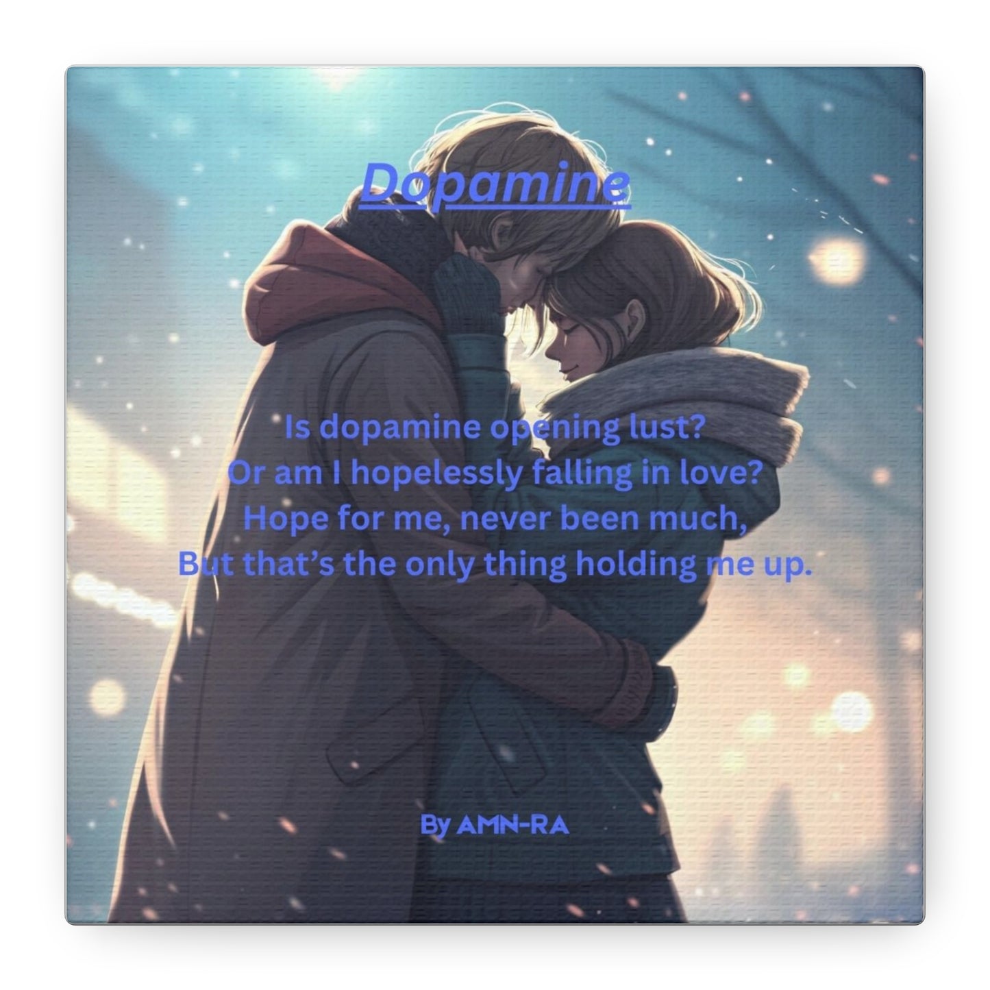 Canvas Poster - Full Color "Dopamine" by AMN_RA
