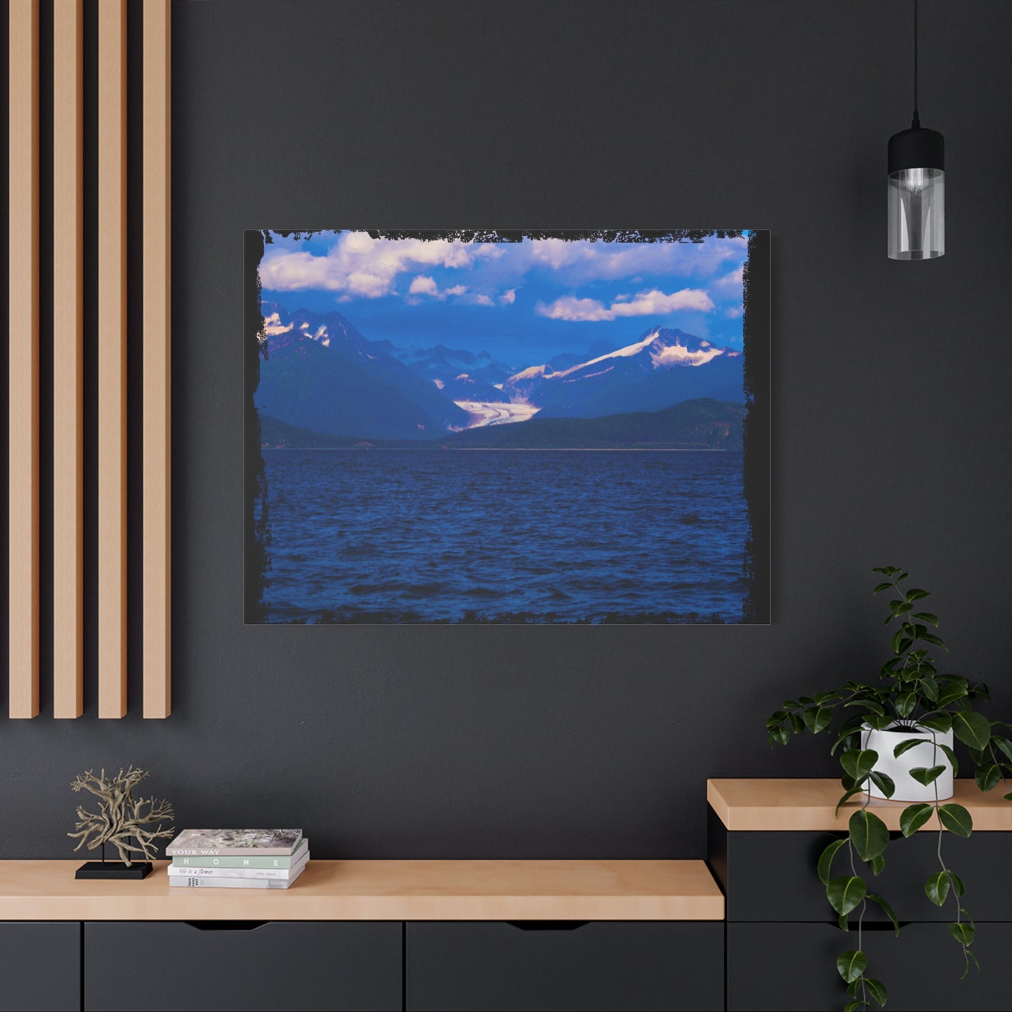 Canvas Print Distant Glacier Photography