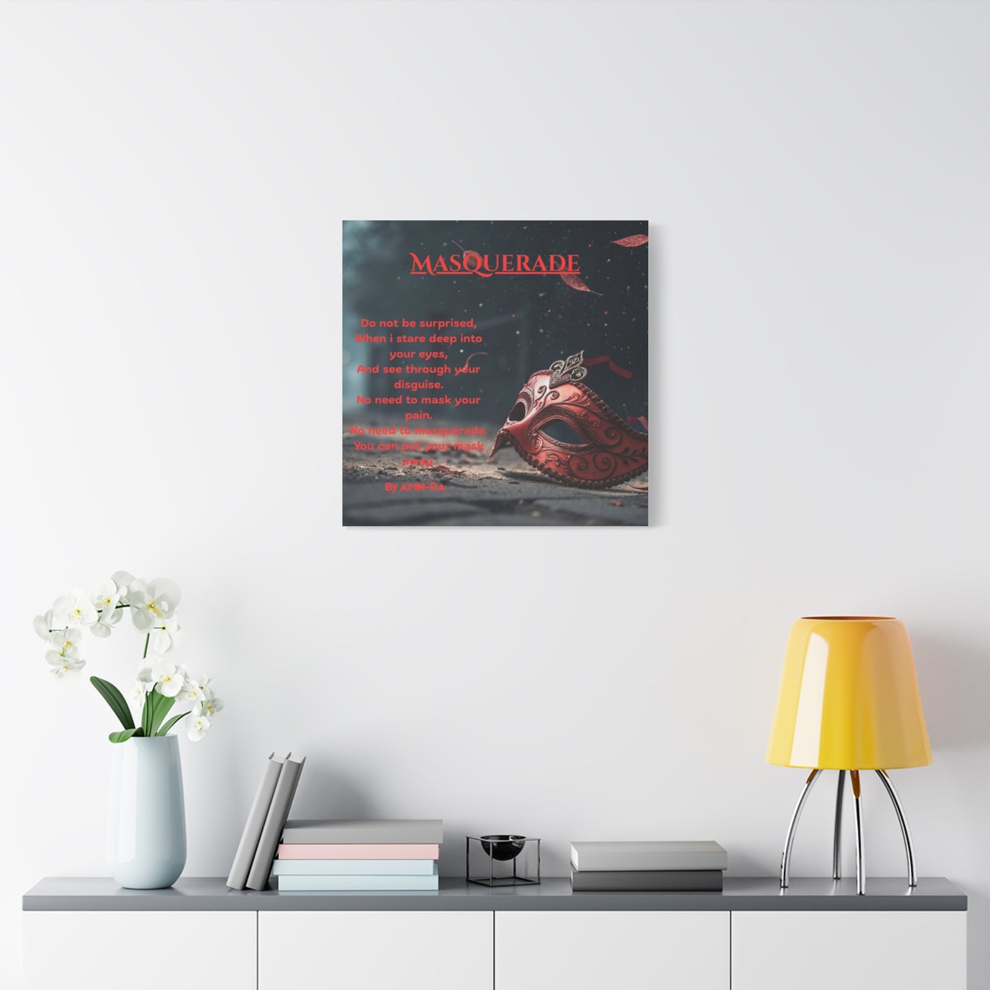 Canvas Poster - Full Color "Masquerade" by AMN_RA