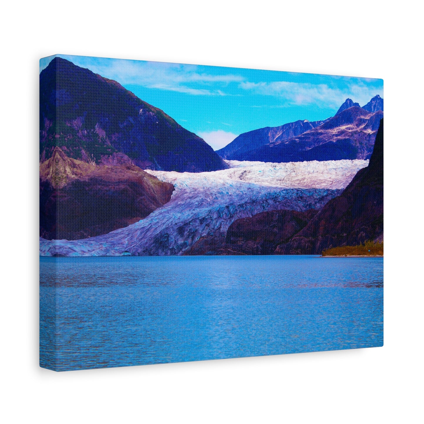 Canvas Print - Gorgeous Glacier Photo