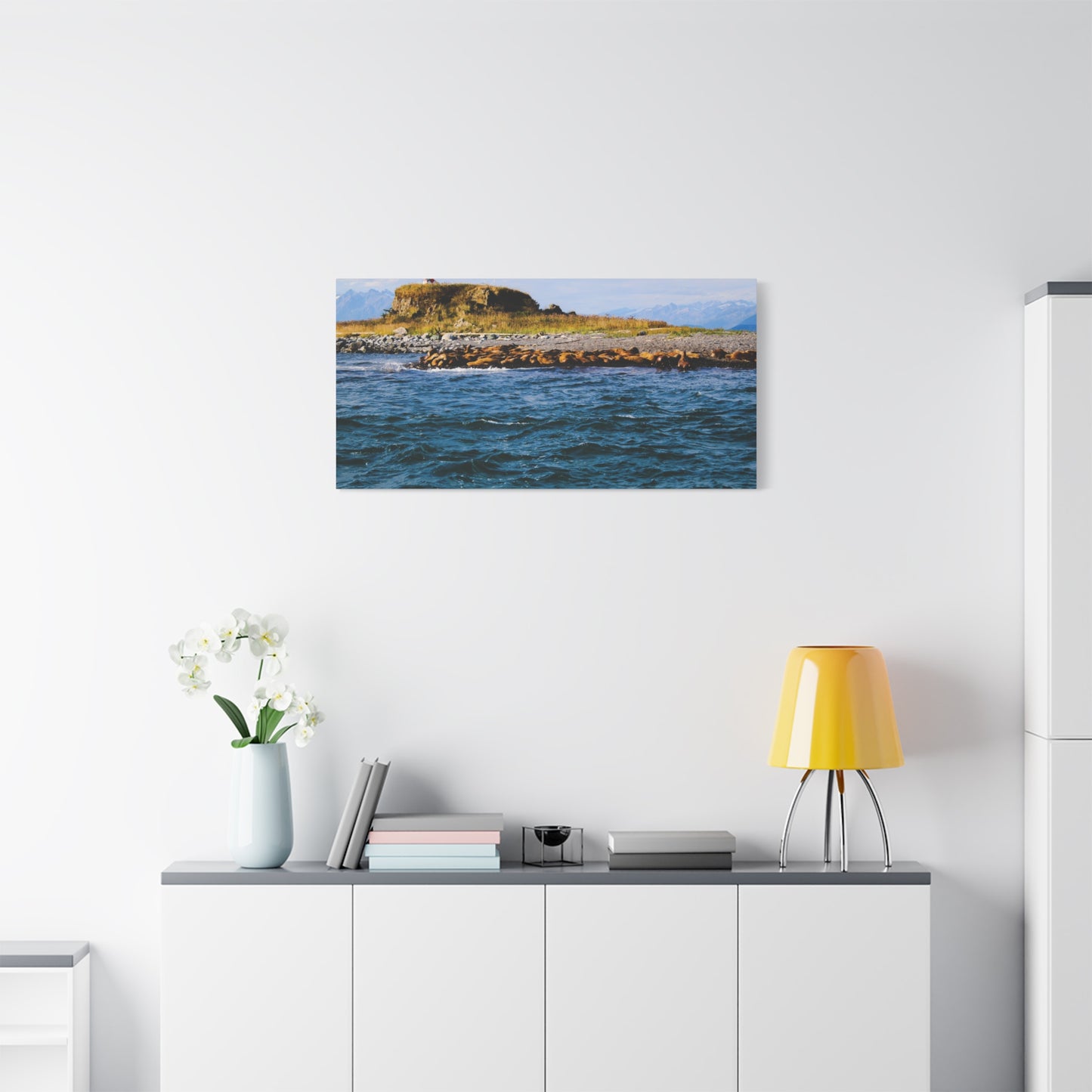 Canvas Print - Photo of Seal Island