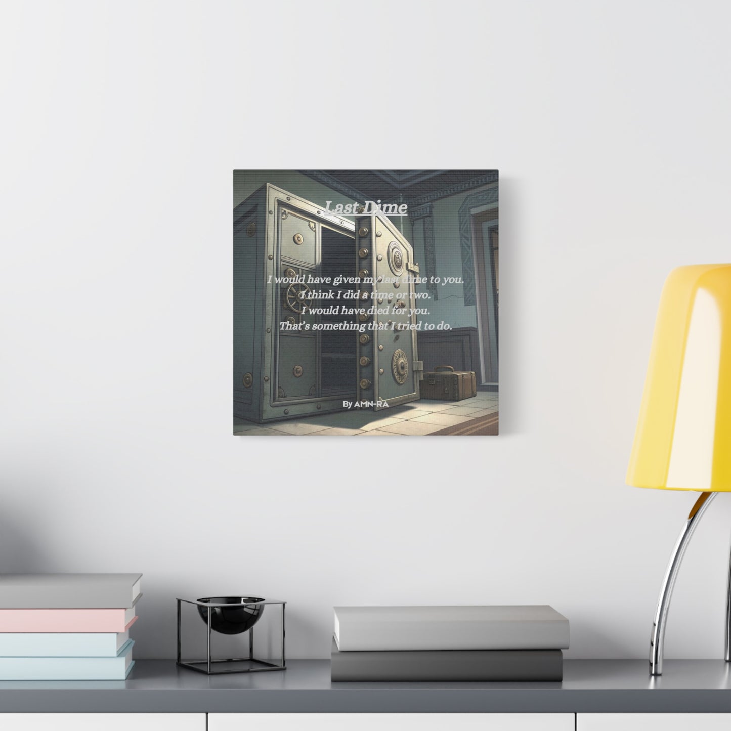 Canvas Poster - Full Color "Last Dime" by AMN_RA