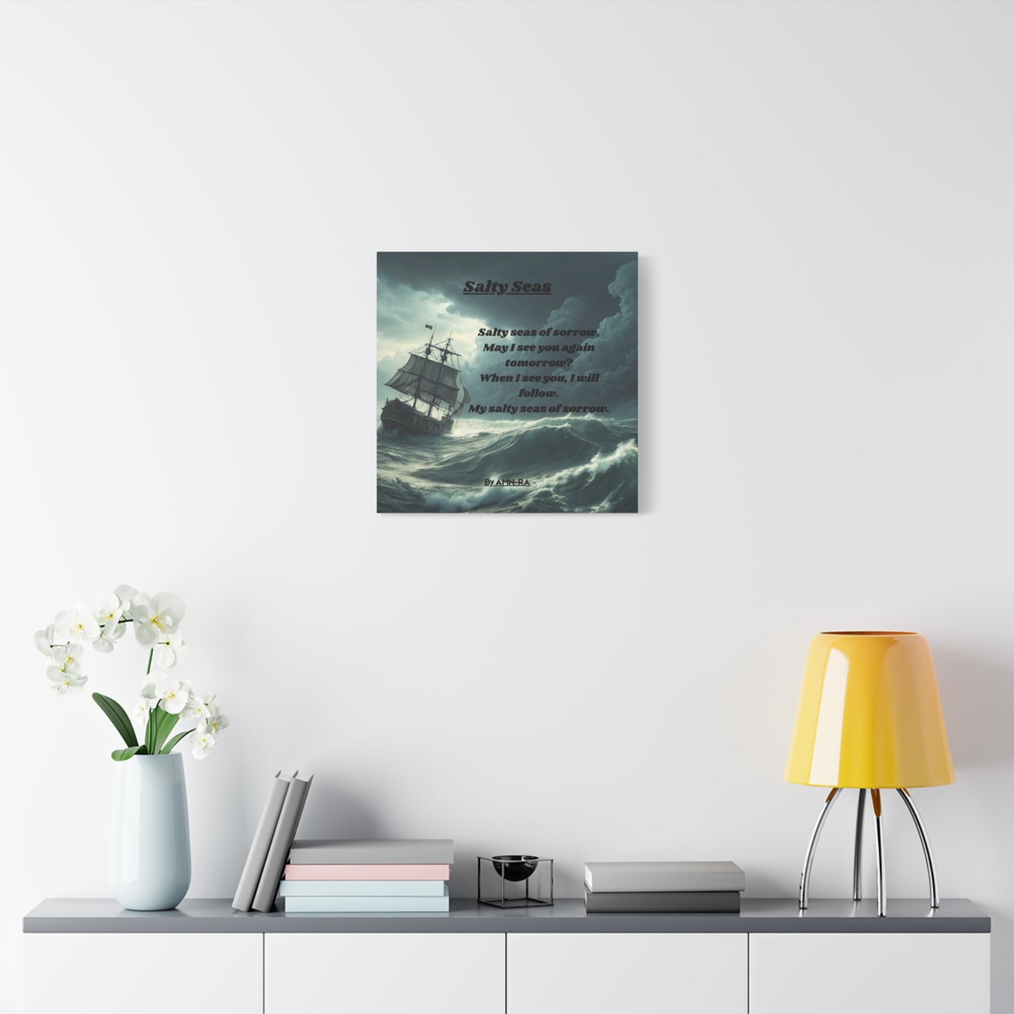 Canvas Poster - Full Color "Salty Seas" by AMN_RA