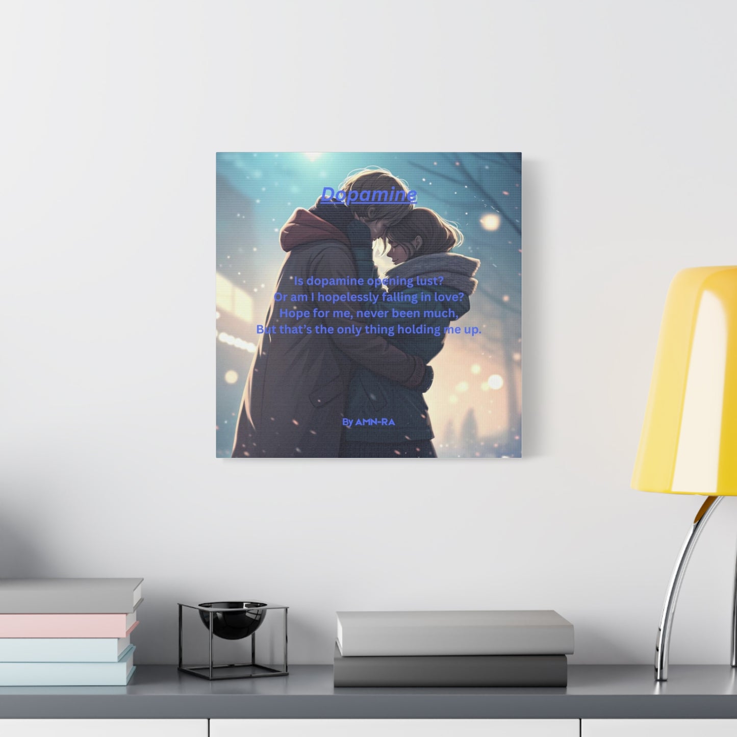 Canvas Poster - Full Color "Dopamine" by AMN_RA