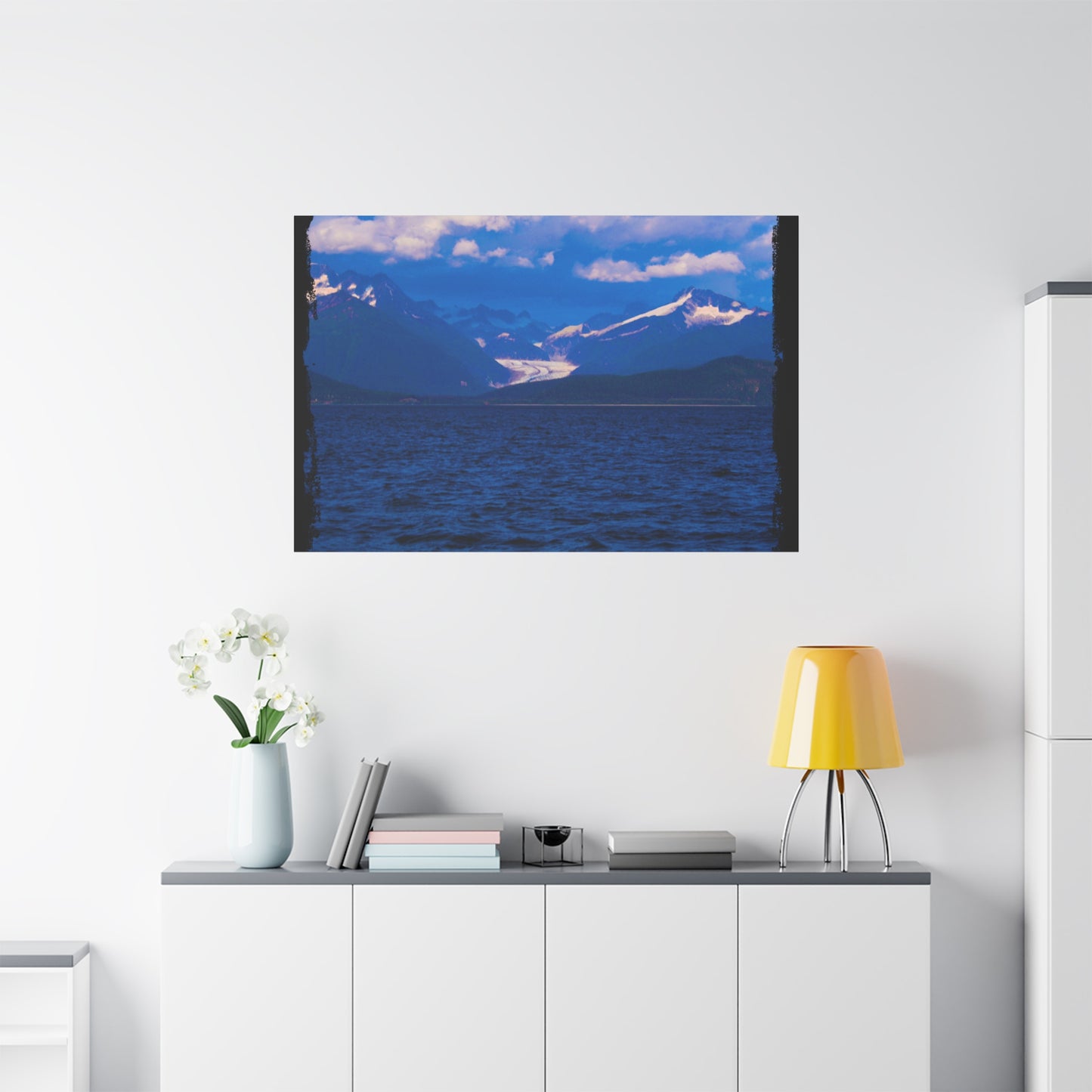 Canvas Print Distant Glacier Photography