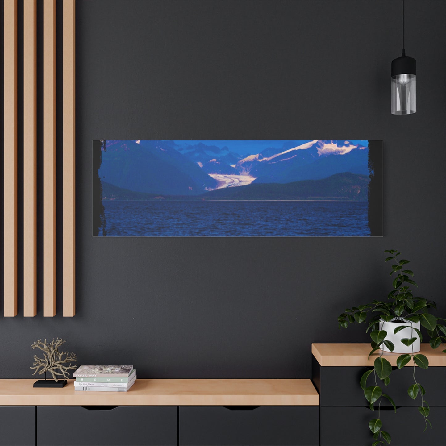 Canvas Print Distant Glacier Photography