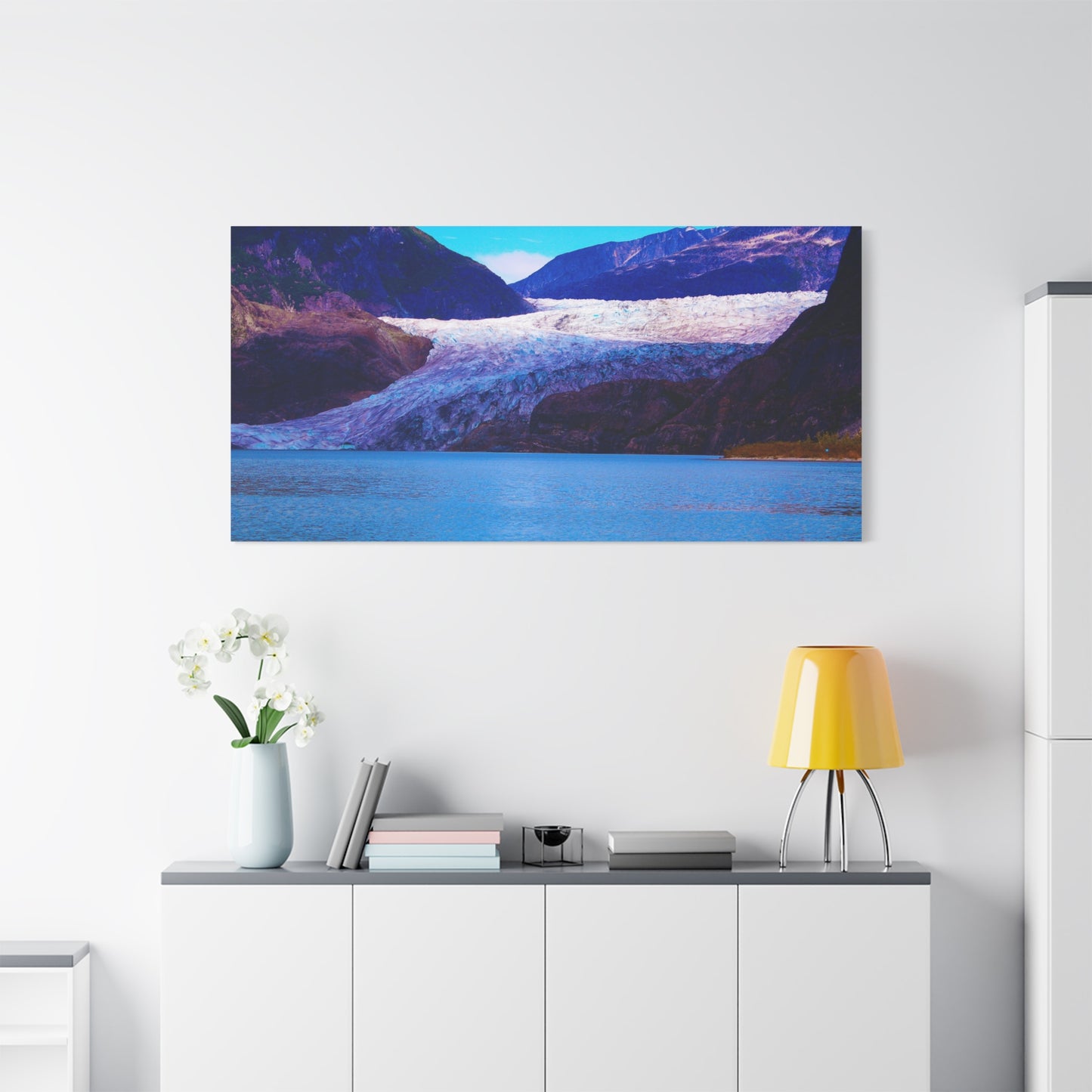 Canvas Print - Gorgeous Glacier Photo