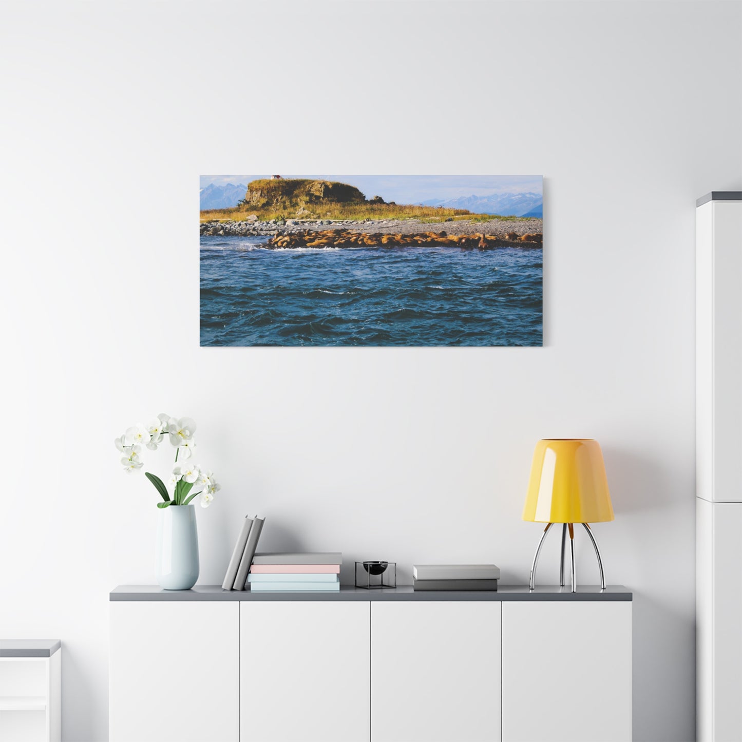 Canvas Print - Photo of Seal Island