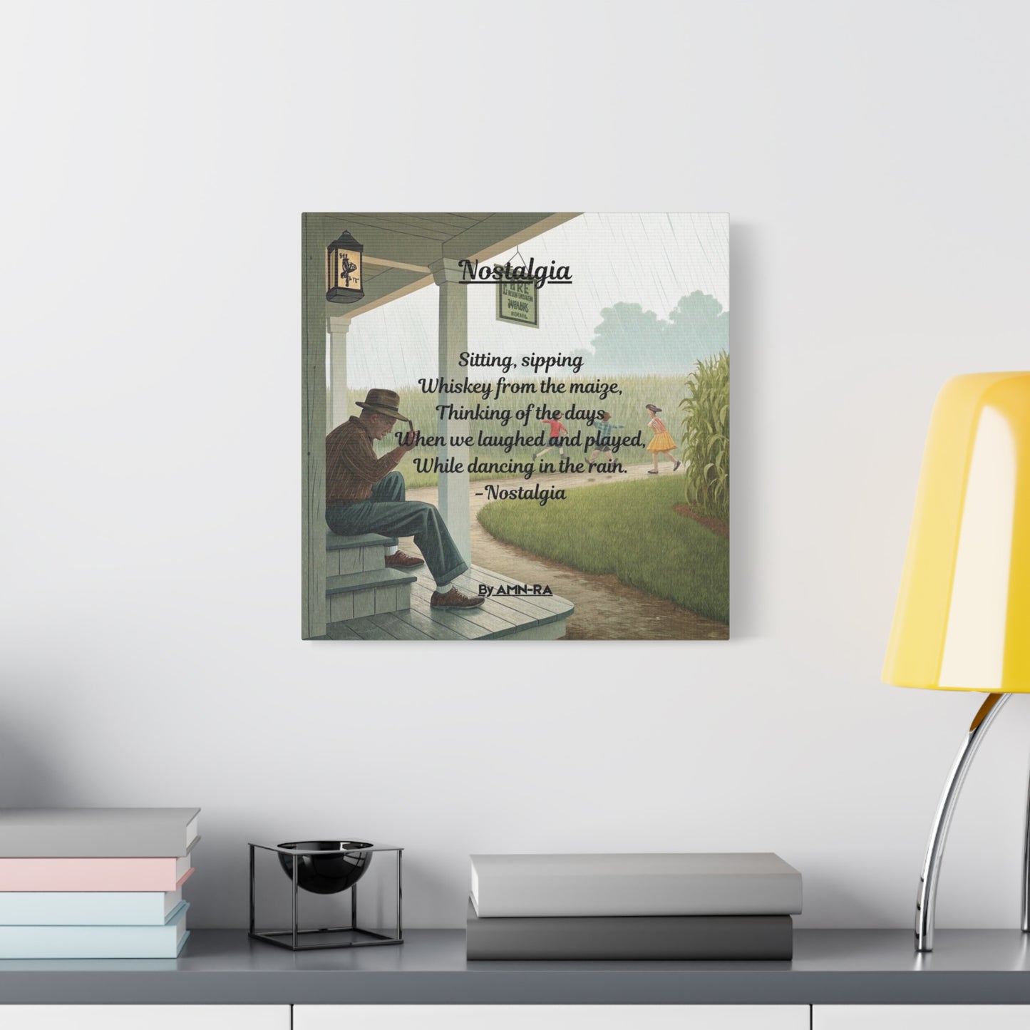 Canvas Poster - Full Color "Nostalgia" by AMN_RA