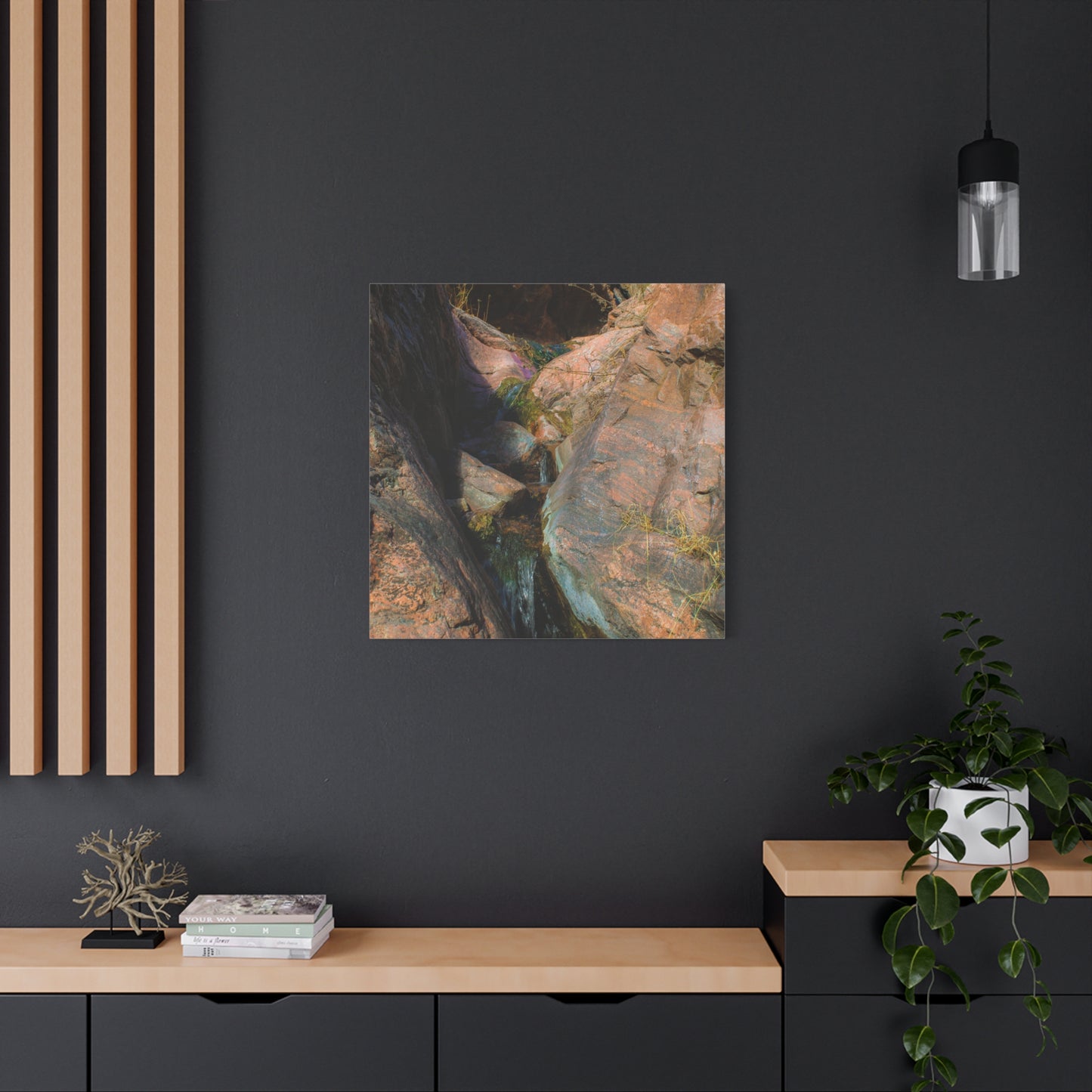 Canvas Print Small Waterfall