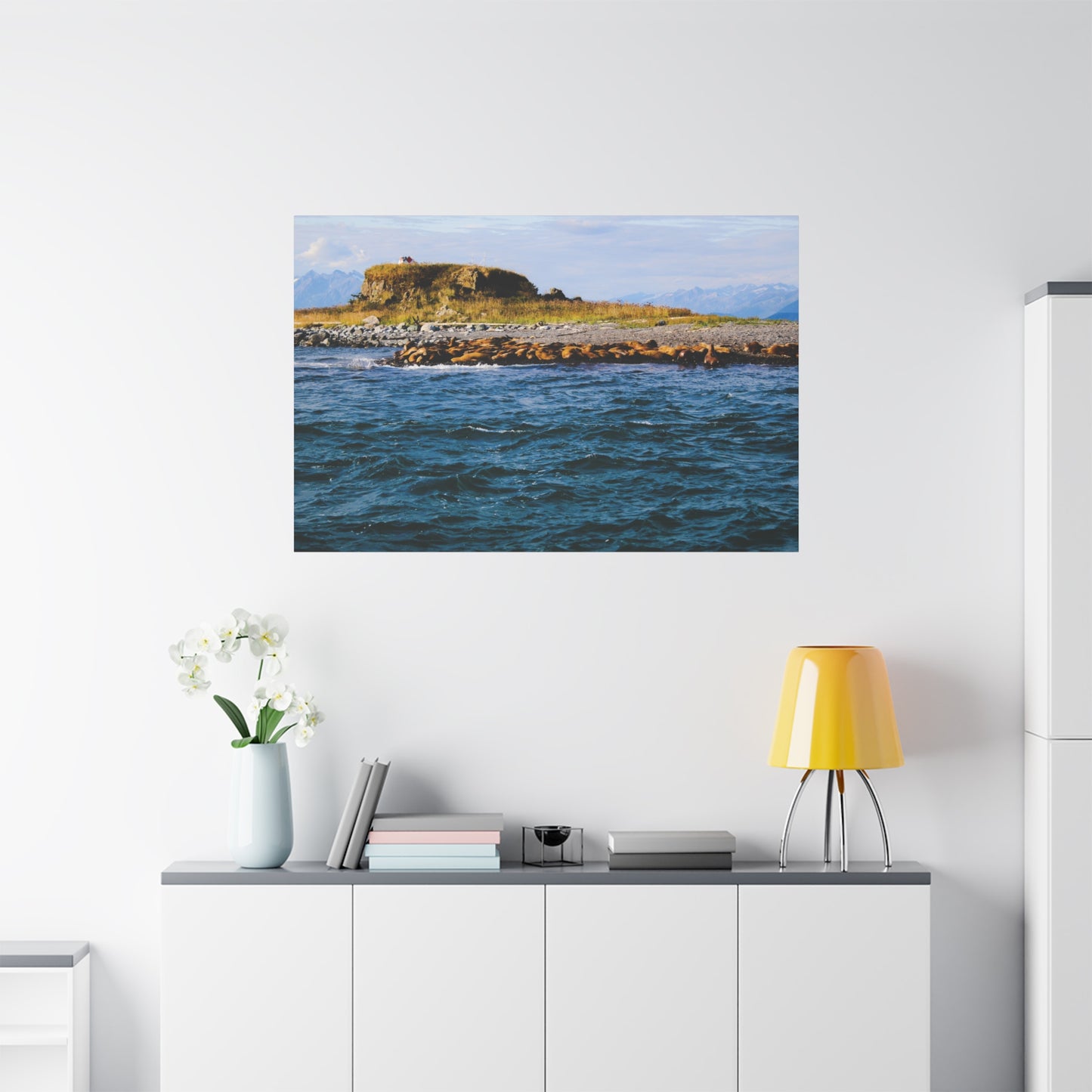 Canvas Print - Photo of Seal Island