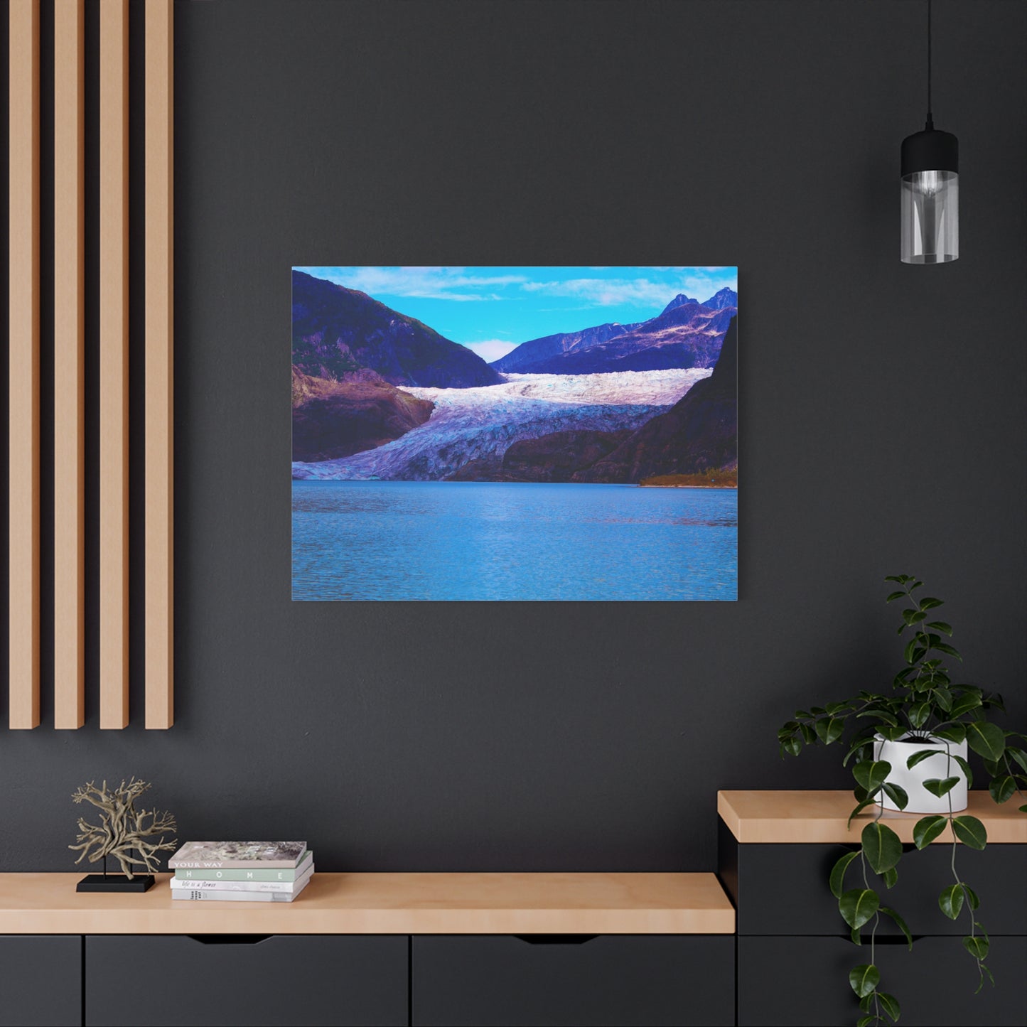 Canvas Print - Gorgeous Glacier Photo