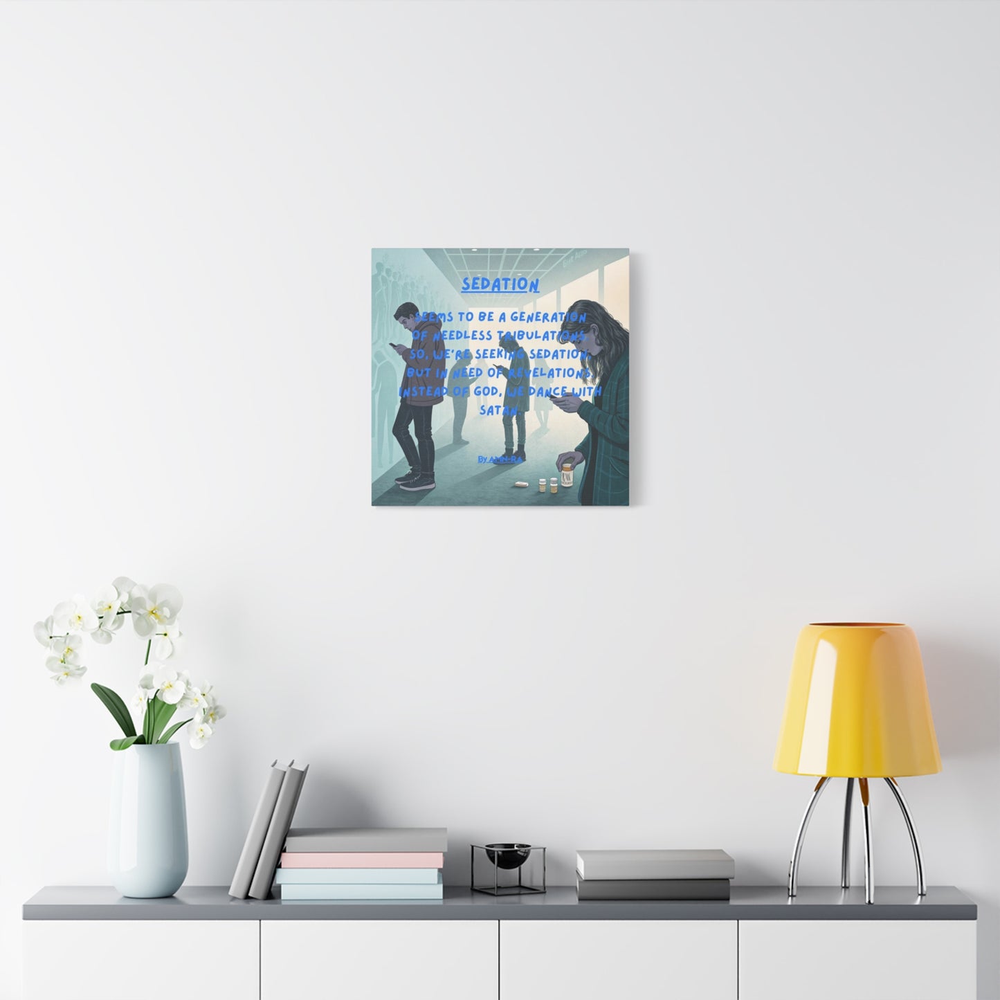 Canvas Poster - Full Color "Sedation" by AMN_RA