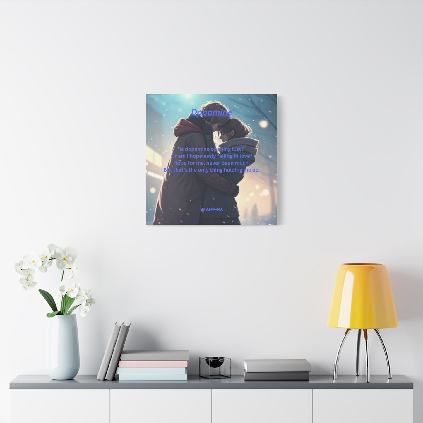 Canvas Poster - Full Color "Dopamine" by AMN_RA