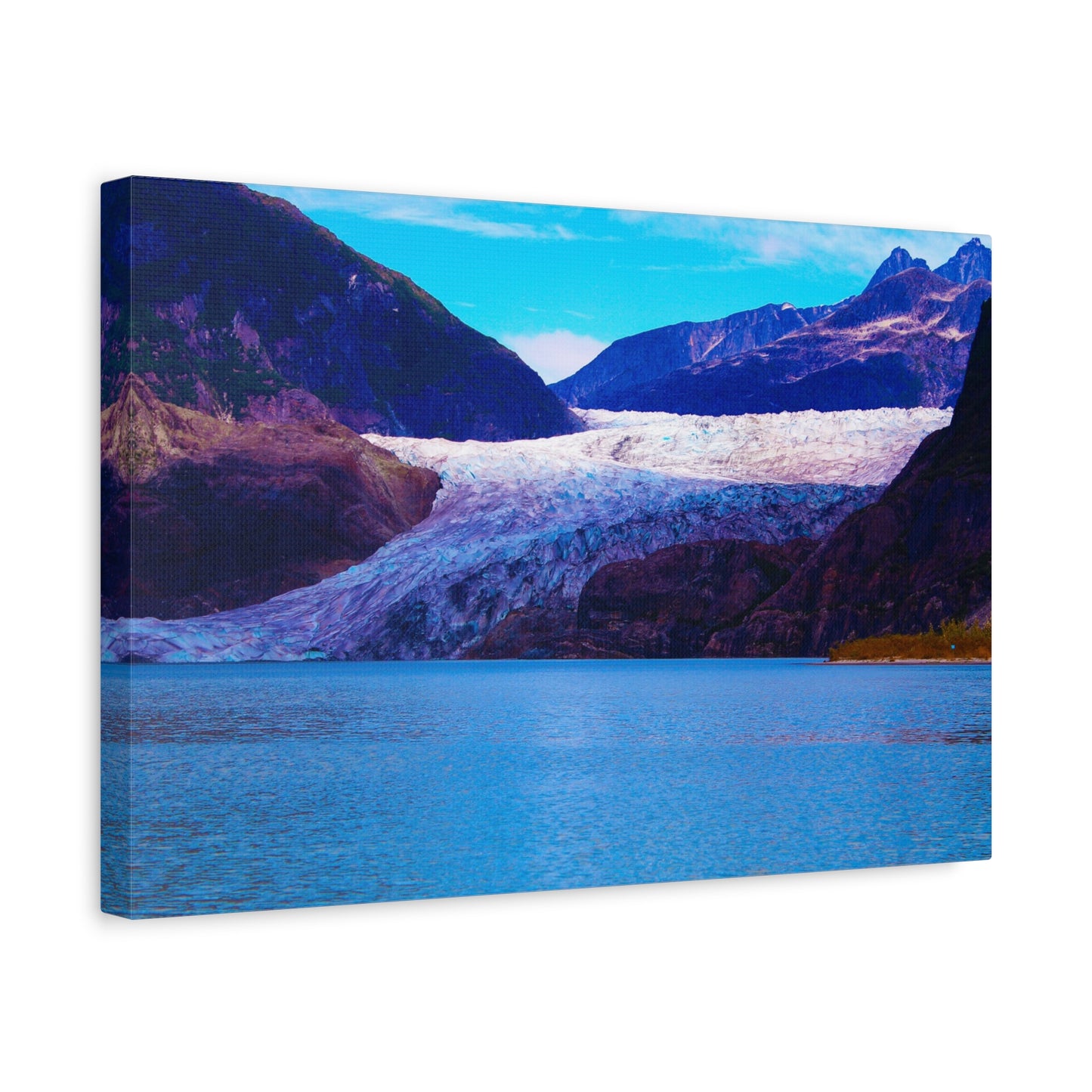 Canvas Print - Gorgeous Glacier Photo