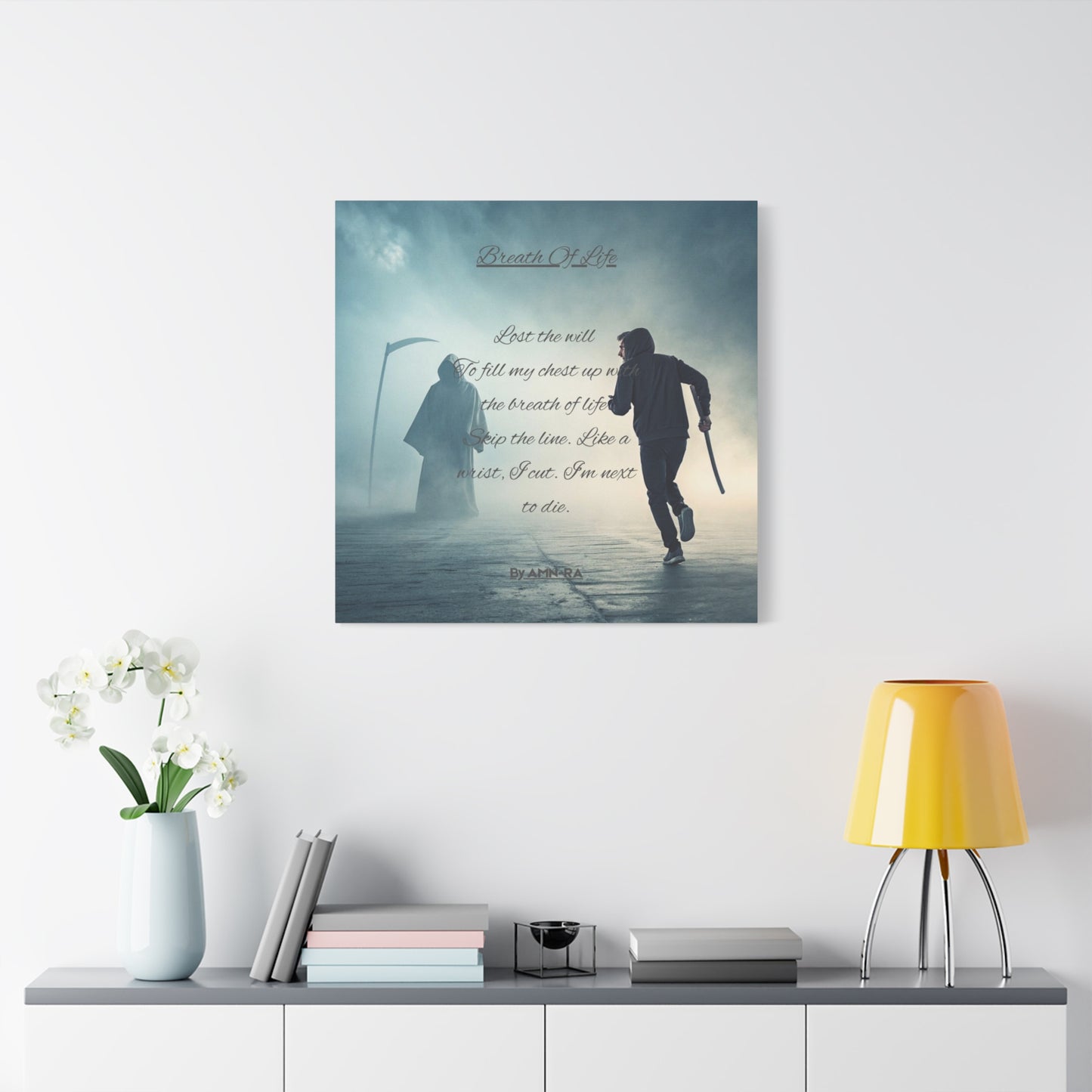 Canvas Poster - Full Color "Breath Of Life" by AMN_RA