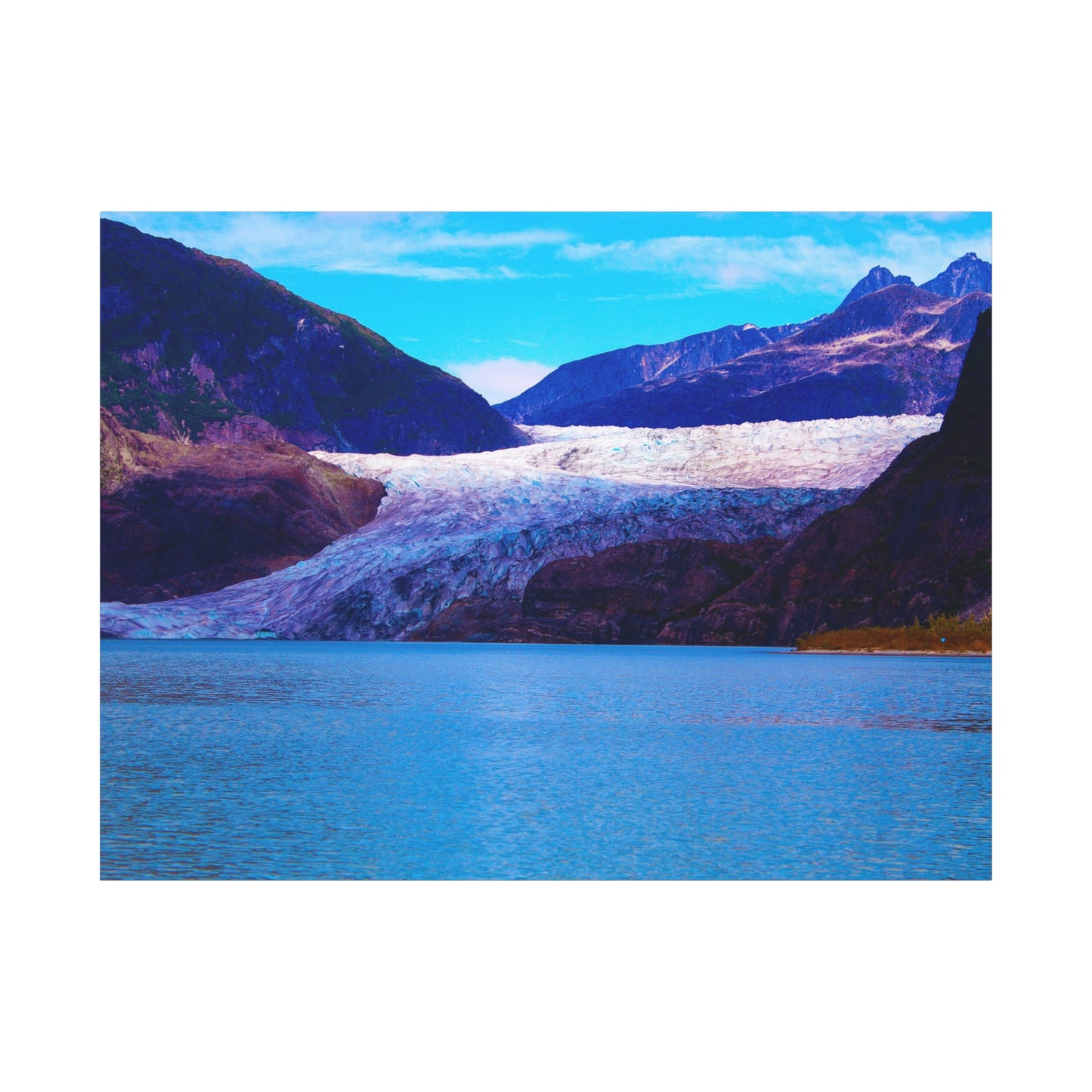 Canvas Print - Gorgeous Glacier Photo