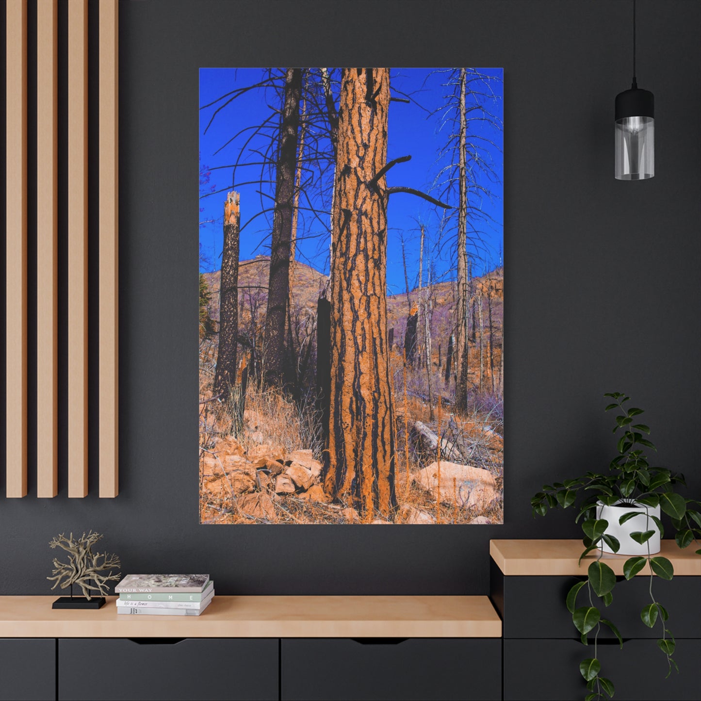 Canvas Print - Thunder Struck Tree Photo