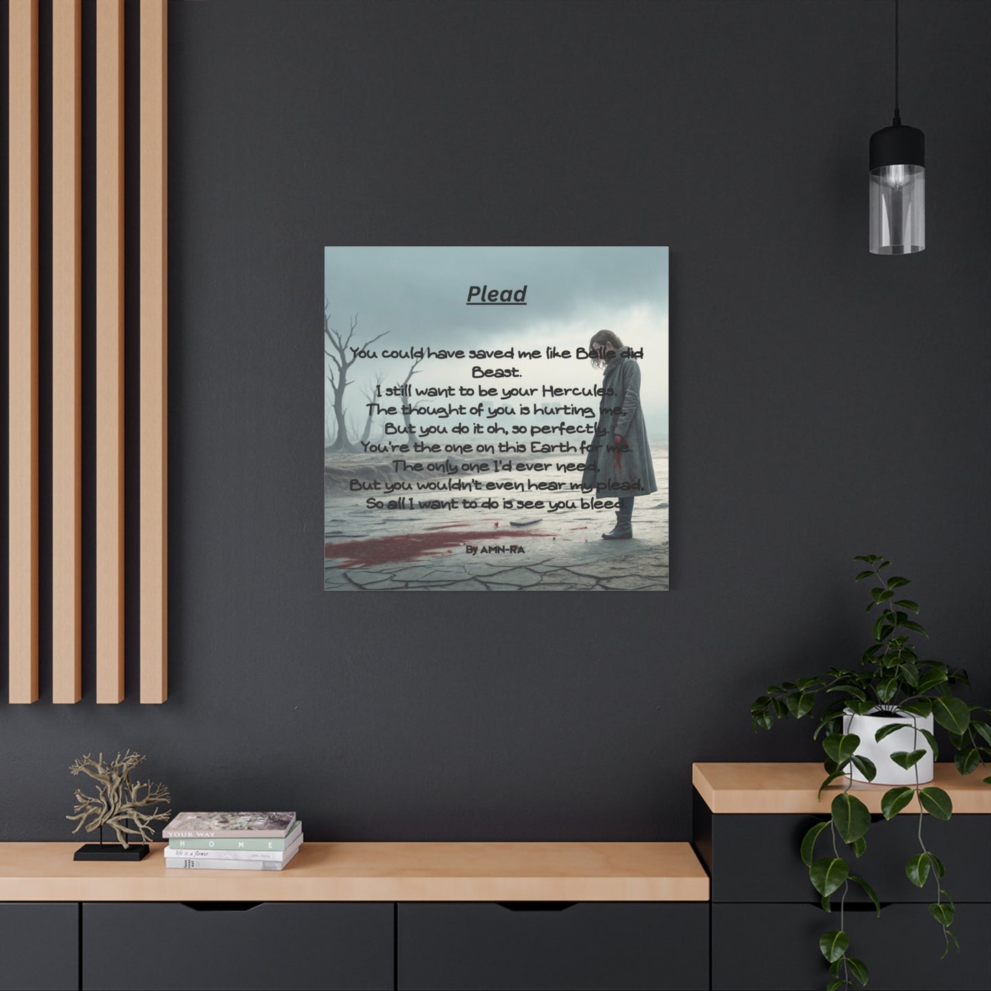 Canvas Poster - Full Color "Plead" by AMN_RA