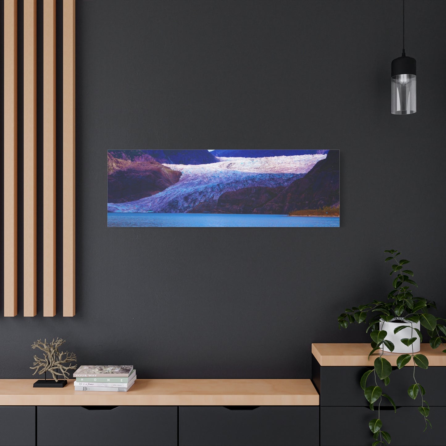 Canvas Print - Gorgeous Glacier Photo