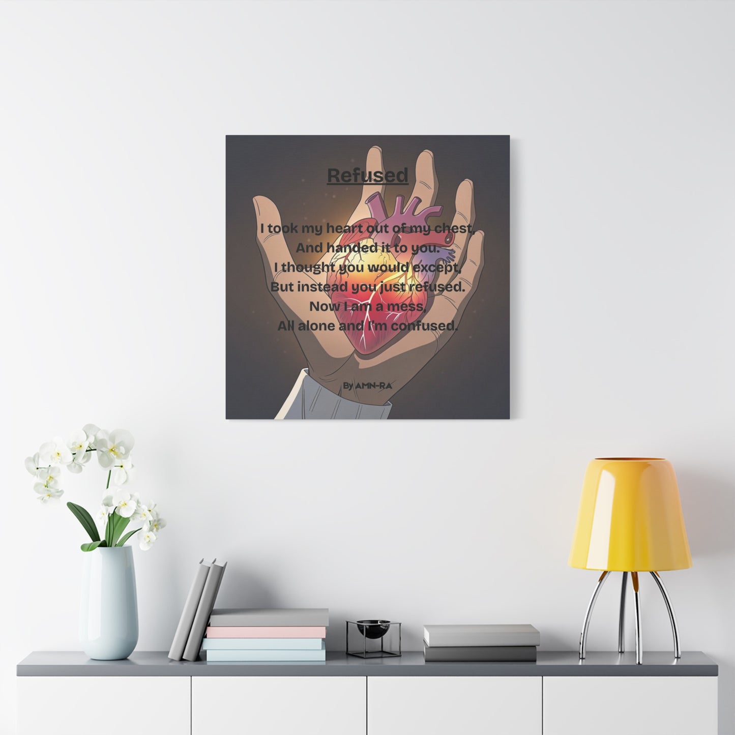 Canvas Poster - Full Color "Refused" by AMN_RA