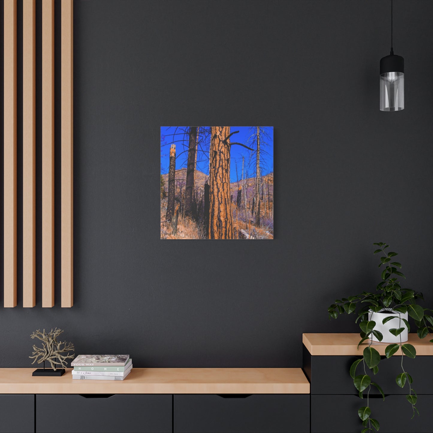 Canvas Print - Thunder Struck Tree Photo