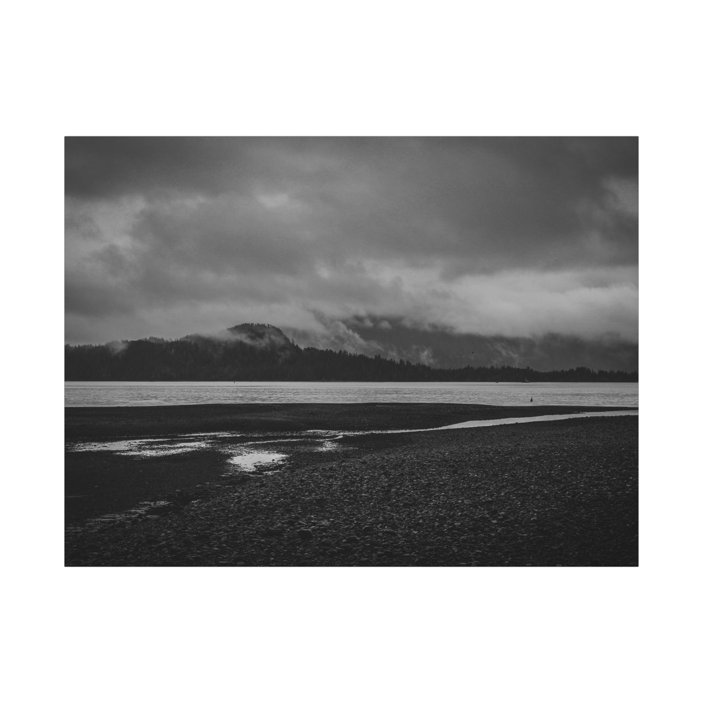 Canvas Print - Foggy Lake Photography