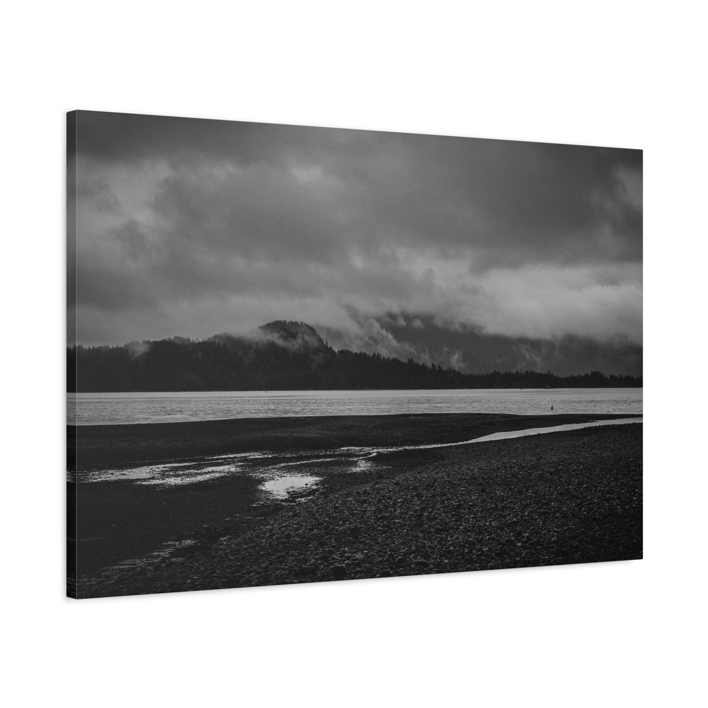 Canvas Print - Foggy Lake Photography