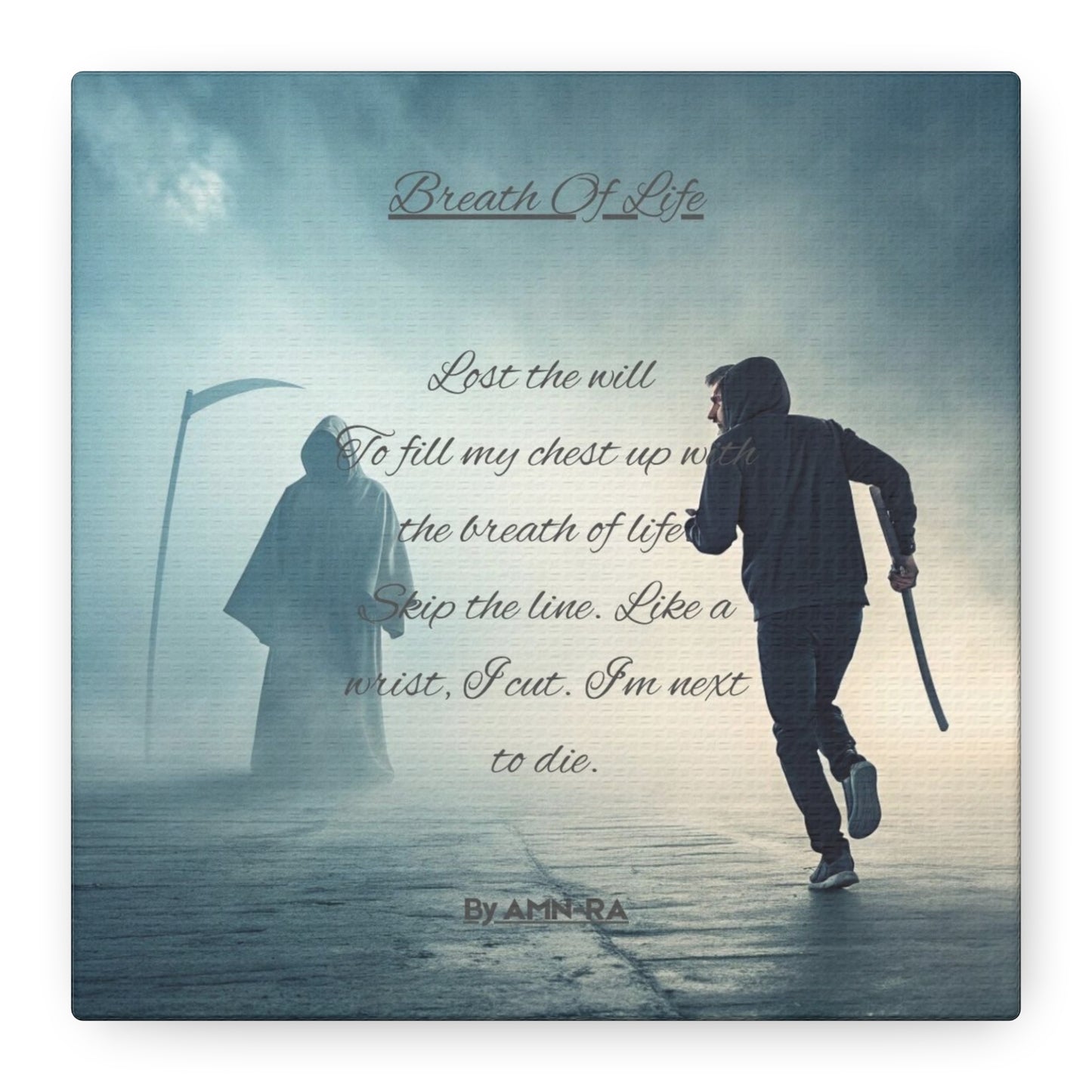 Canvas Poster - Full Color "Breath Of Life" by AMN_RA