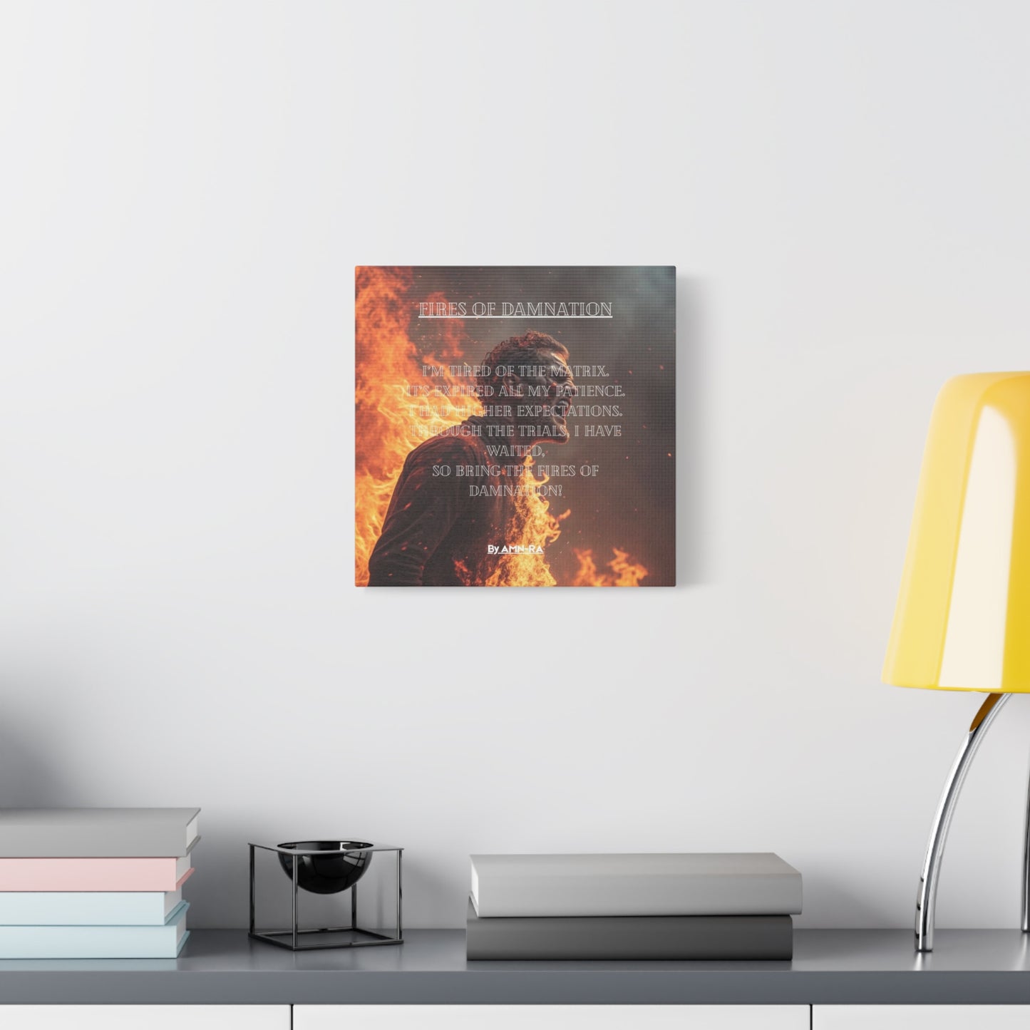 Canvas Print - Fires of Damnation By AMN-RA