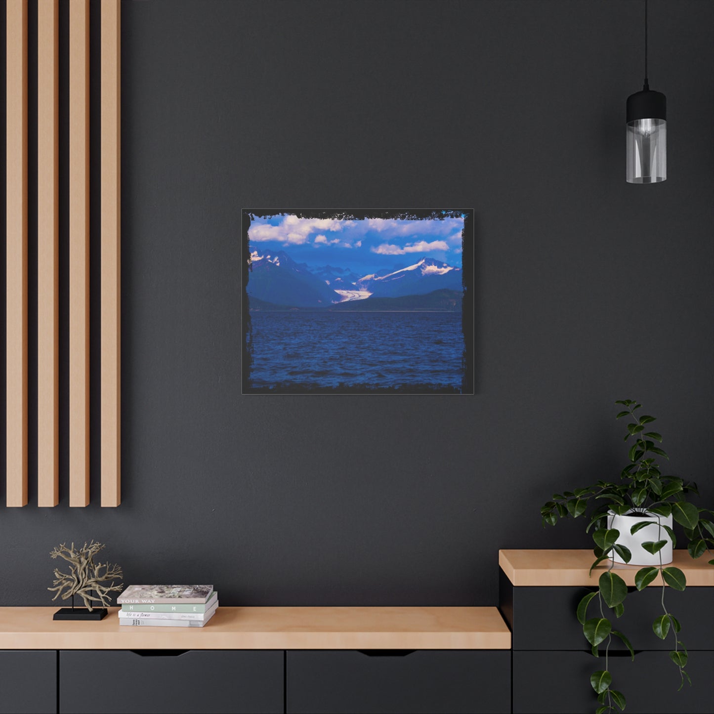 Canvas Print Distant Glacier Photography