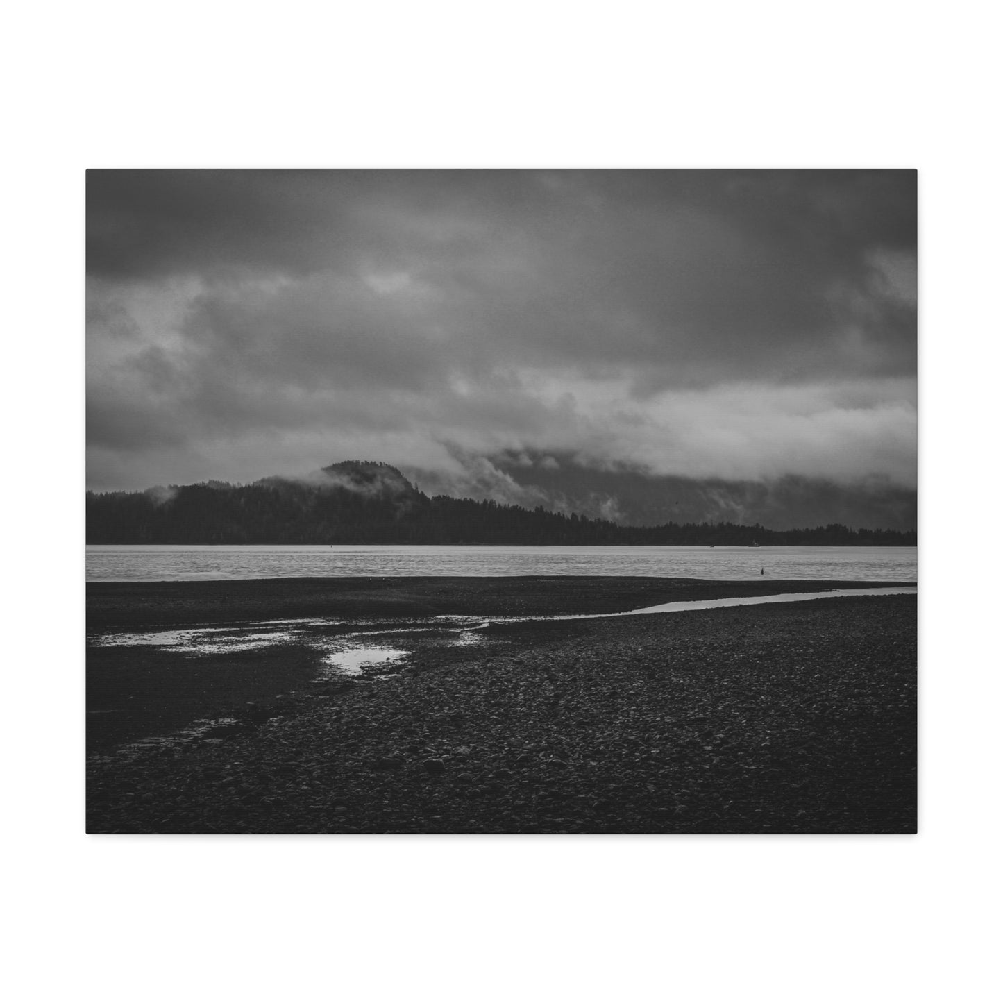 Canvas Print - Foggy Lake Photography
