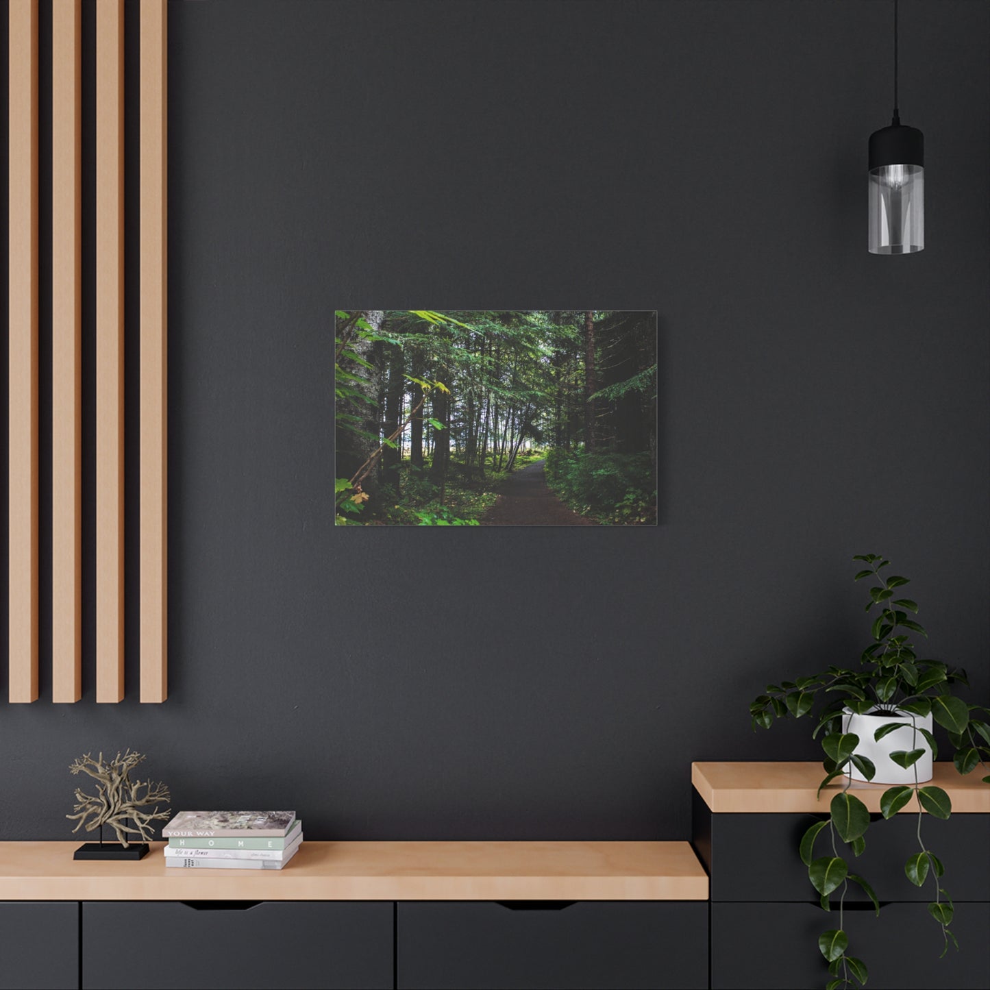 Copy of Canvas Art Print - Trail Through The Trees-Photograph
