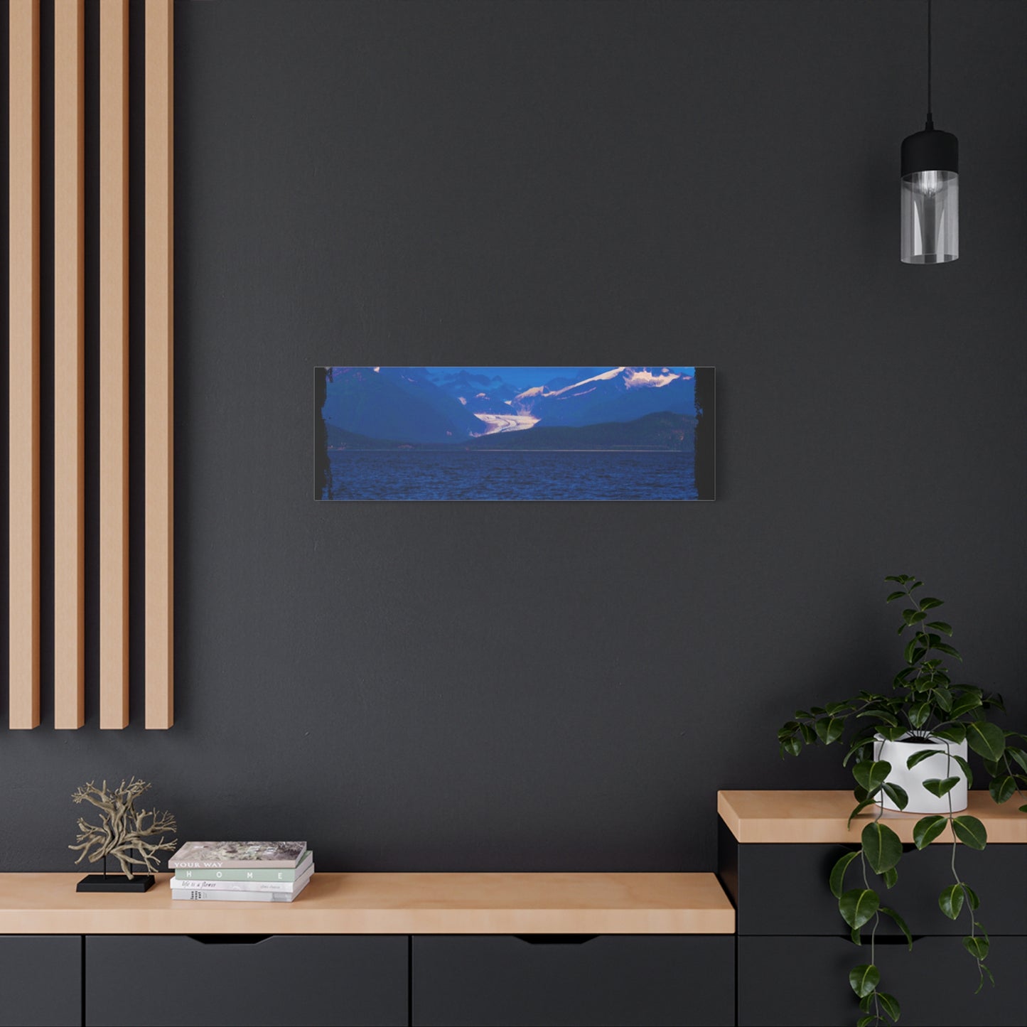 Canvas Print Distant Glacier Photography