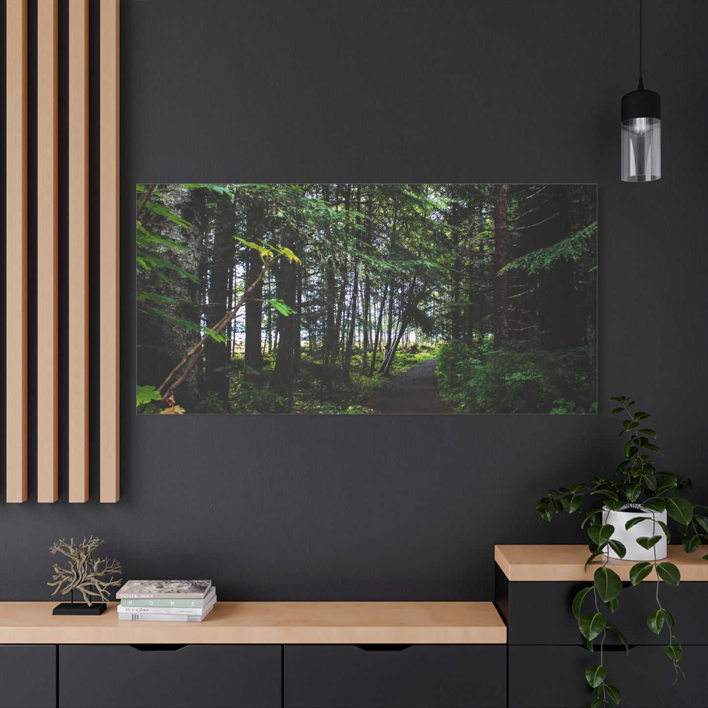 Copy of Canvas Art Print - Trail Through The Trees-Photograph